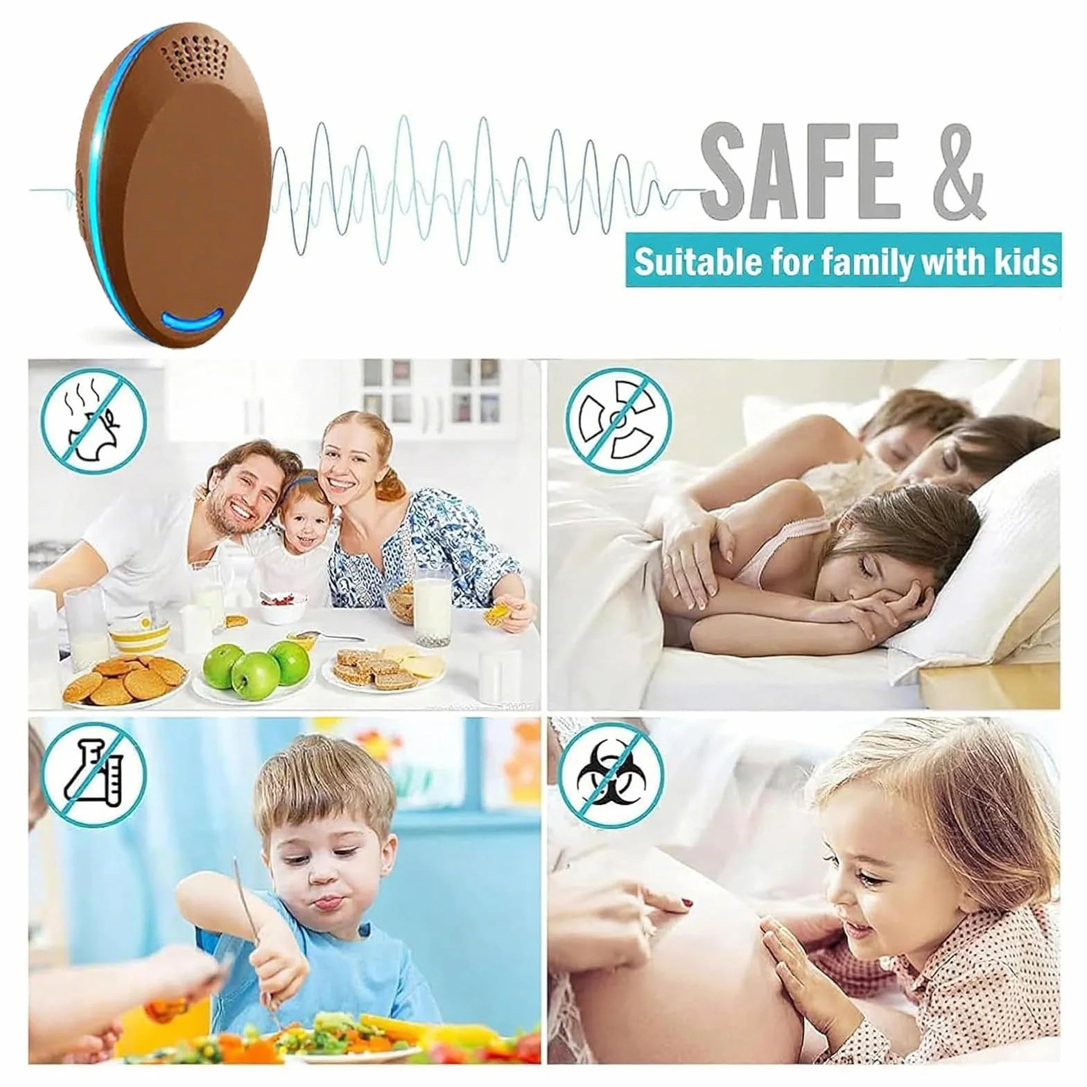 Easy to Use,Effective,Suitable for Indoor,5 Pack,Brown