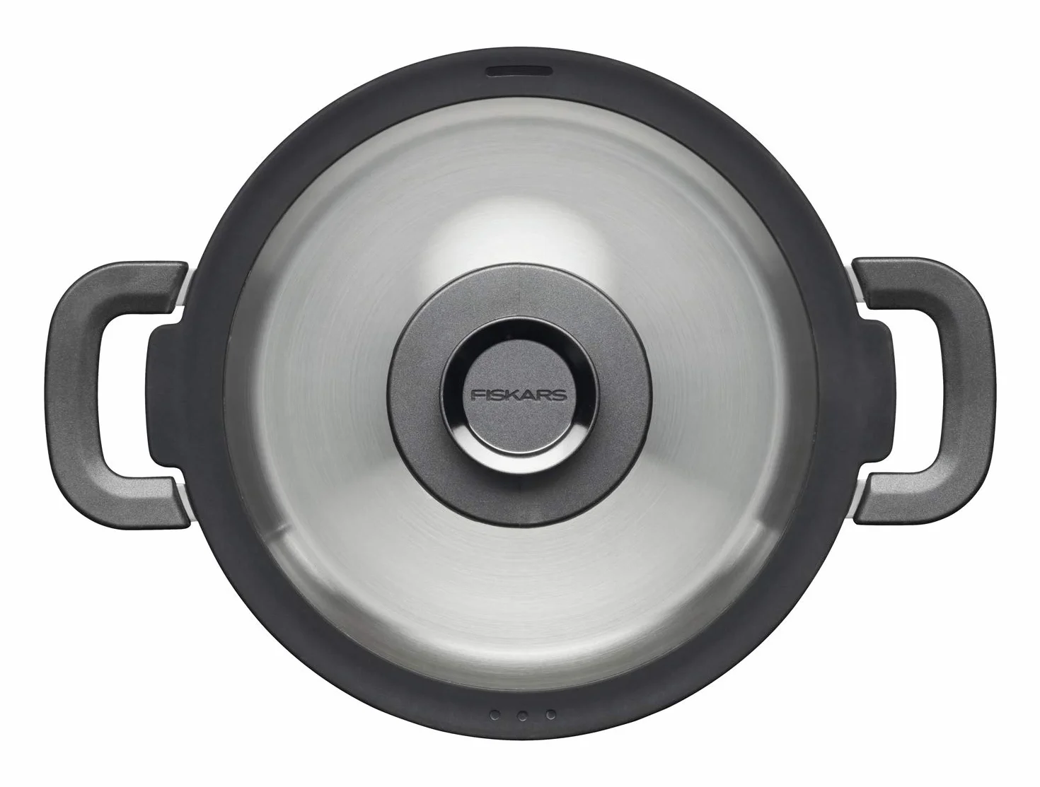 Fiskars Garnek z pokrywką, Pojemność: 5,0 l, Functional Form, Odpowiedni do wszystkich rodzajów płyt kuchennych, Stal nierdzewna/tworzywo sztuczne, 1026578