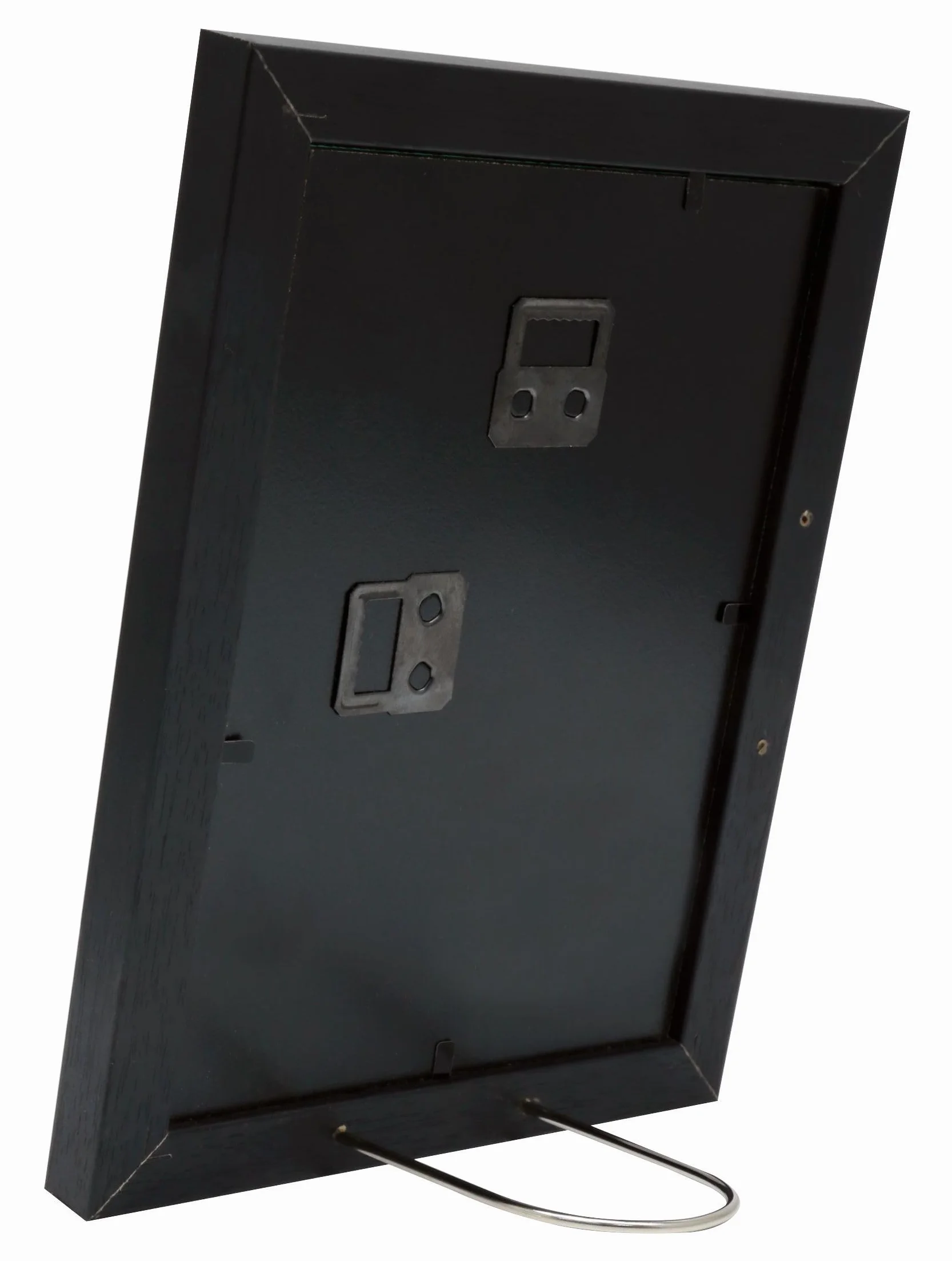 Deknudt Frames Ramka na zdjęcia z passe-partout, czarna, S66KF2 P1, 20 x 25 cm, na zdjęcia 15 x 20 cm, drewniana ramka na zdjęcia MDF – do zawieszenia lub wystawiania obrazów