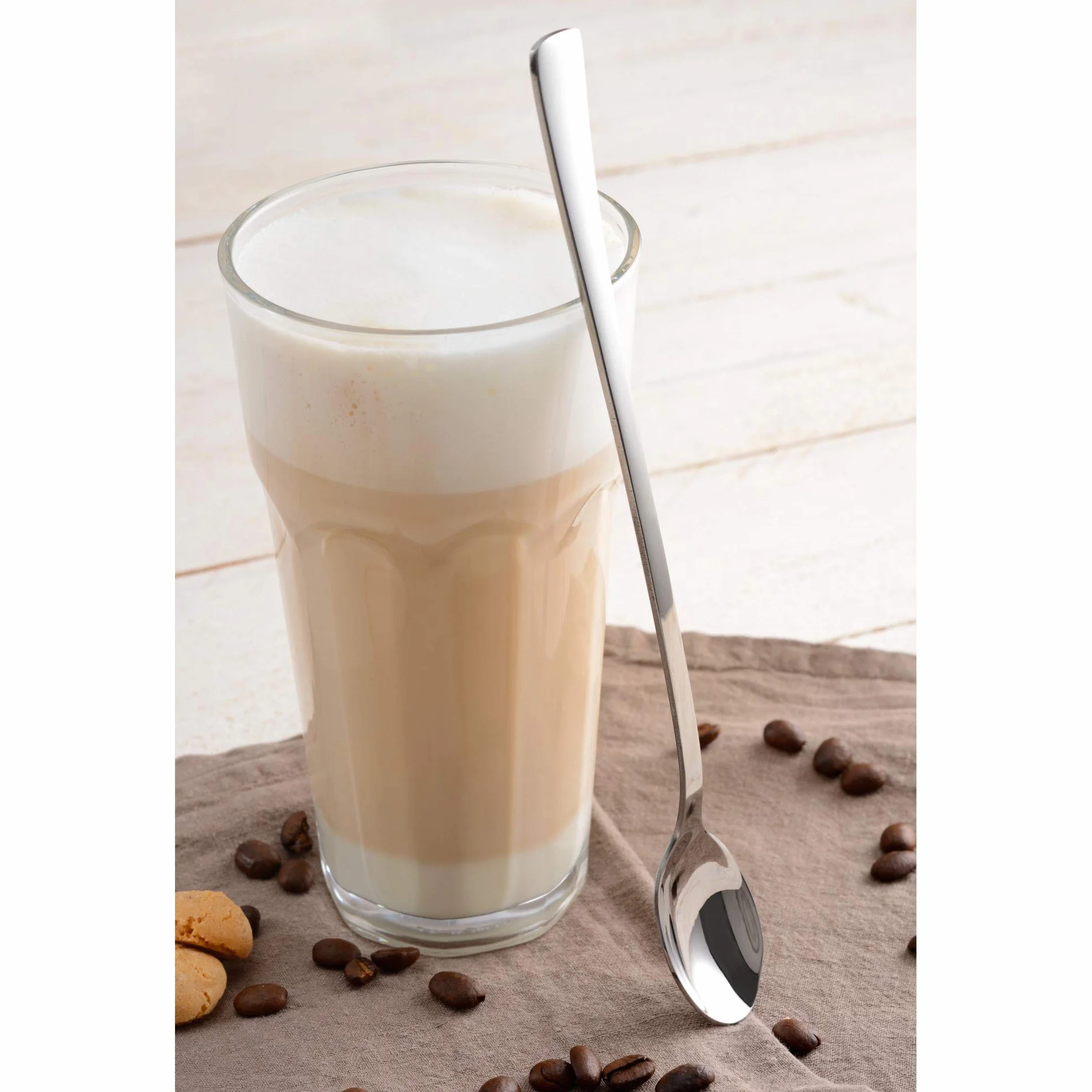 GRÄWE® 6 x łyżka do drinków 22 cm ze stali nierdzewnej, seria Würzburg