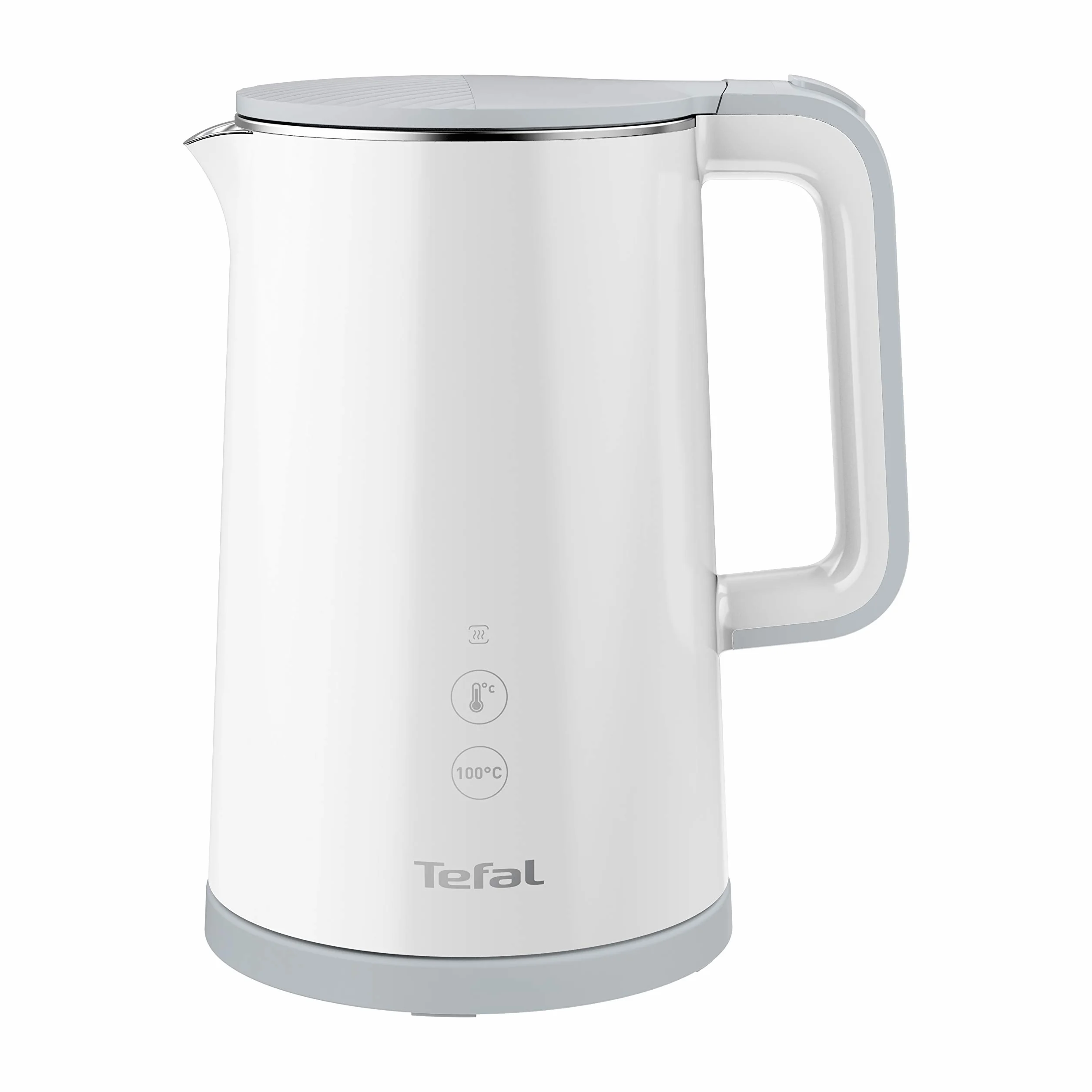 Tefal Sense KO6931 czajnik elektryczny z wyświetlaczem cyfrowym do wyboru 5 temperatur, gotowanie za naciśnięciem przycisku, pojemność 1,5 l, utrzymywanie ciepła przez 30 minut, podstawa 360°