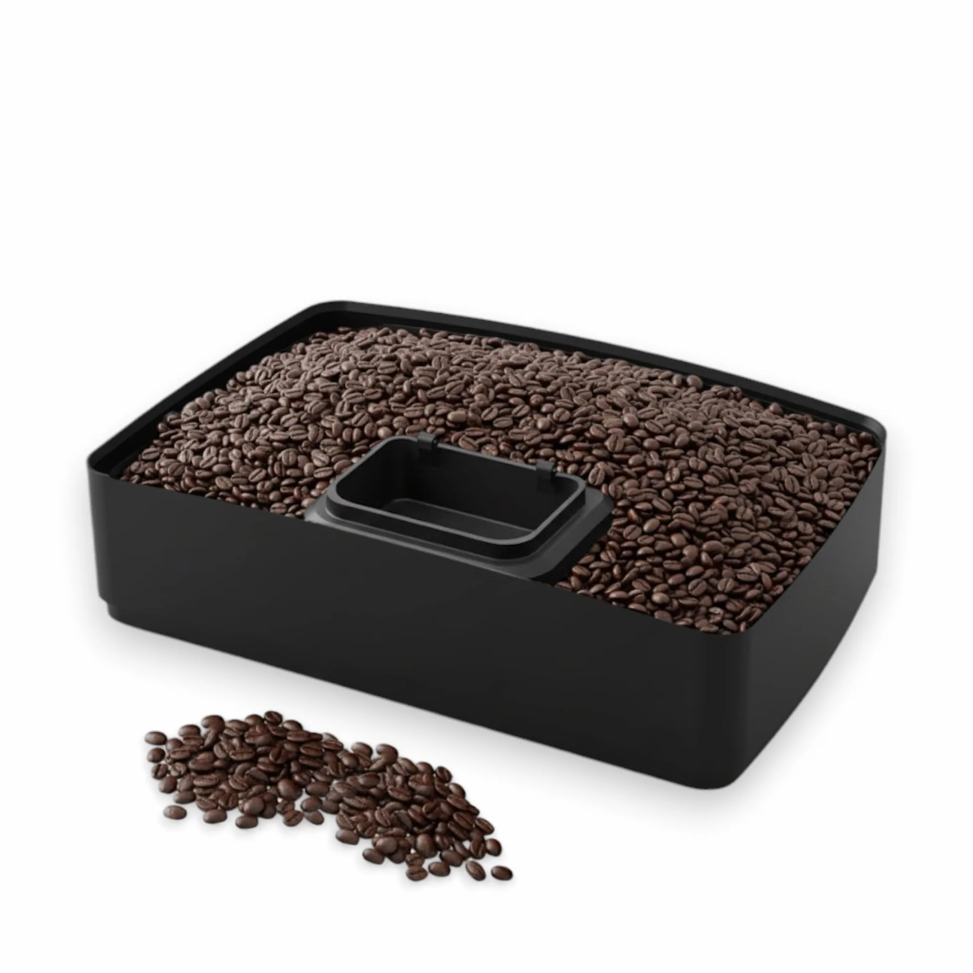Rozszerzenie pojemnika na ziarna do ekspresu do kawy kompatybilne z DeLonghi Magnifica S, Magnifica START, Ecam, Magnifica S SMART | DINAMICA (M ≈ 750 g (1.65 lb))