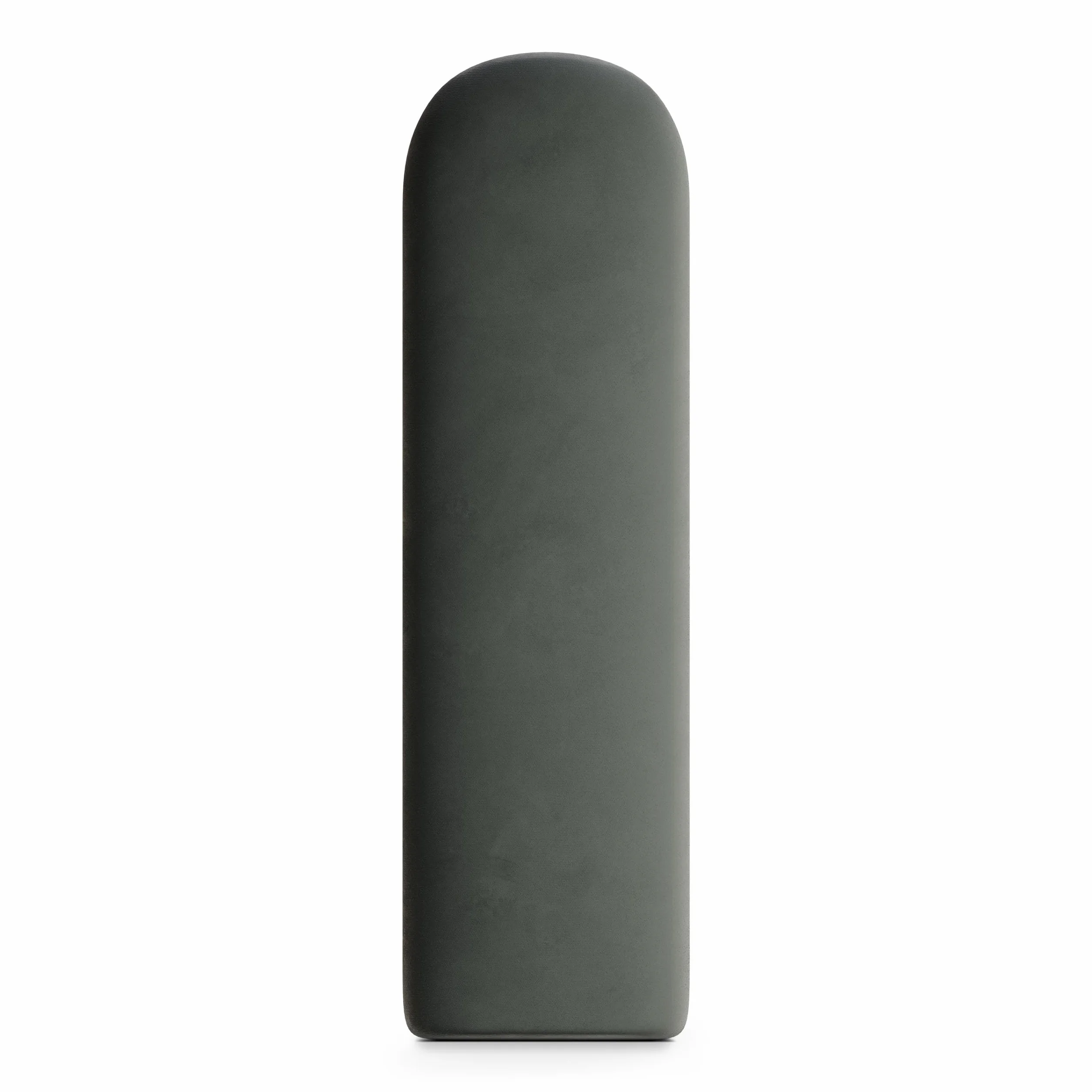 Muralo Aksamitna poduszka ścienna panel tapicerowany 30 cm x 80 cm szara