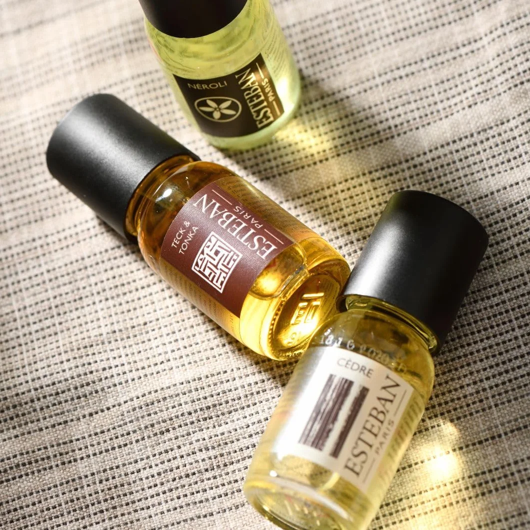 Esteban - Koncentrat zapachowy Teck & Tonka 15 ml - Długotrwałe perfumy - Łatwy w użyciu - Intensywny aromat