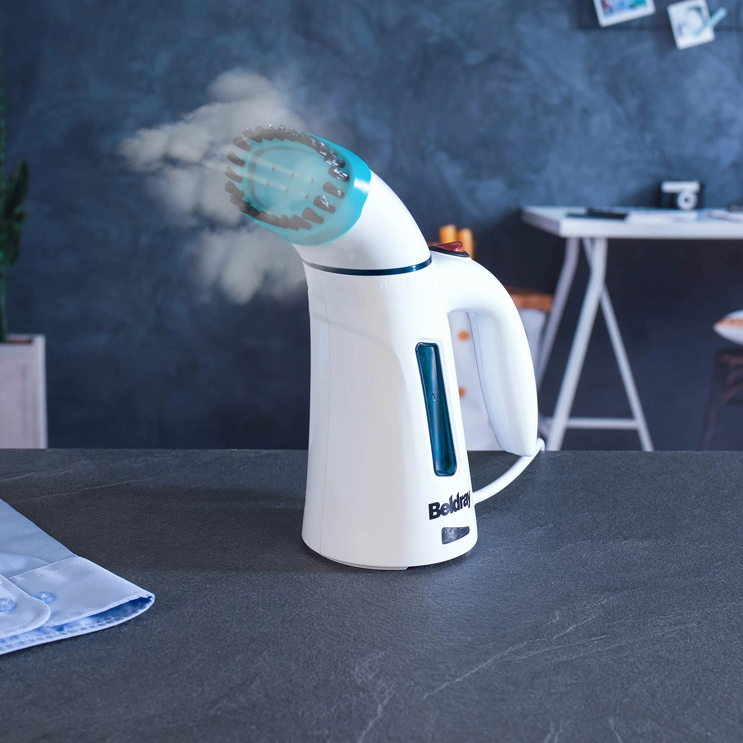 Beldray BEL0725TQ-VDE Przenośna Parownica Do Ubrań, 600 W, Turquoise
