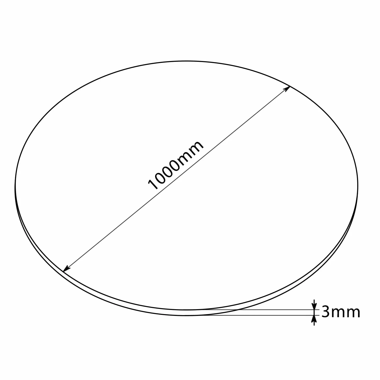 RS172 mata na krzesło gamingowe, średnica: 100 cm, ochrona podłogi, podkładka pod krzesło biurowe, antypoślizgowa powierzchnia