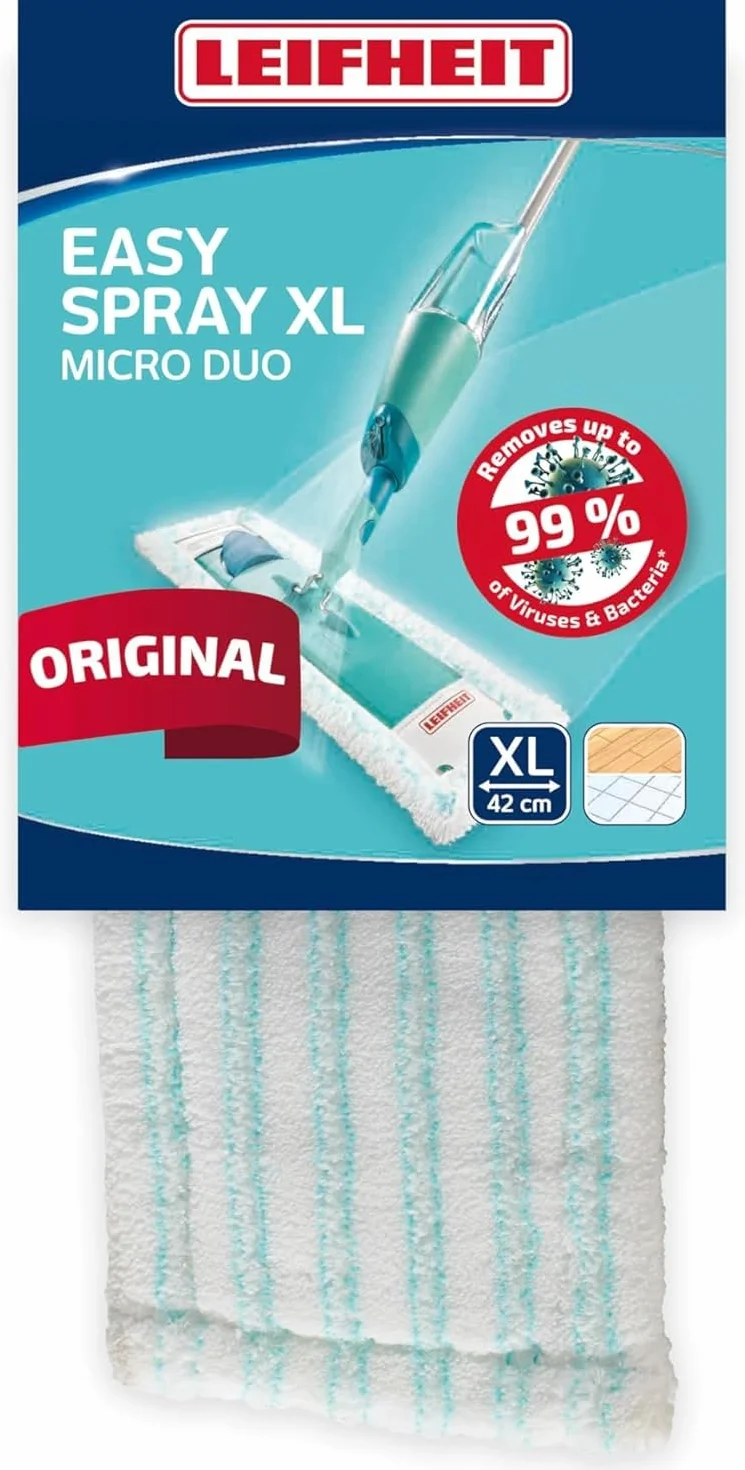 Leifheit Nakładka do mopa Easy Spray XL micro duo, 2-włókien, mikrofibry