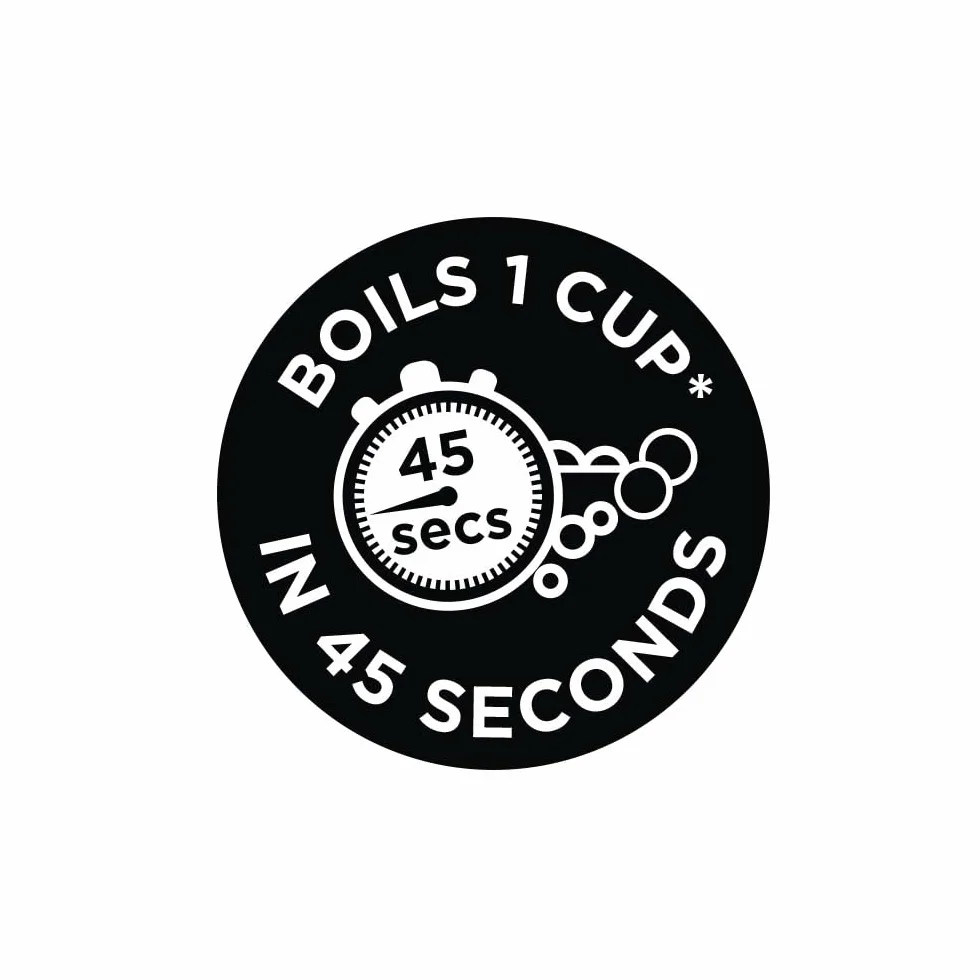 Russell Hobbs czajnik elektryczny, energooszczędny, wymienny filtr antywapienny, markery szybkiego gotowania, zdejmowana pokrywa, pojemność 1,7l, moc 2400W, szkło, czarny, Classic 26080-70