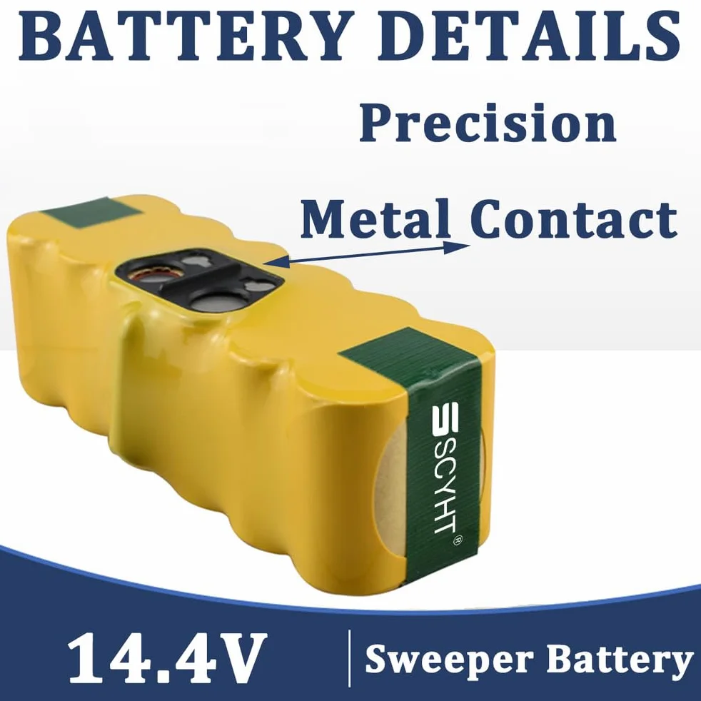 Akumulator litowo-jonowy 14,4 V Akumulator zamienny 3000 mAh 2000 mAh Akumulatory litowe 14,4 V Akumulatory odkurzacza do zamiatarek serii 500 z systemem BMS