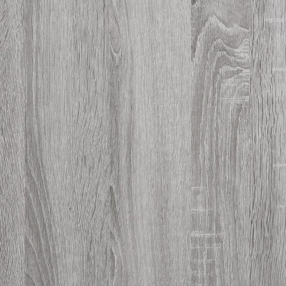 Sonoma Grey 3-poziomowa okładka książkowa, 100 x 33 x 108,5 cm, drewniana konstrukcja, przemysłowa metalowa ramka, regulowana stopa, do salonu, biura