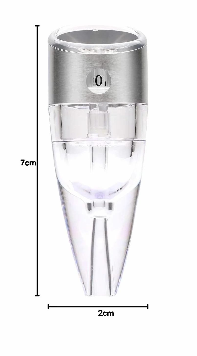 CKB Ltd® TWIST Regulowany aerator do wina - potrójny aerator do wina z sześcioma ustawieniami prędkości - Używany przez miłośników dobrego wina Eksperci Sommelierzy i restauracji na całym świecie
