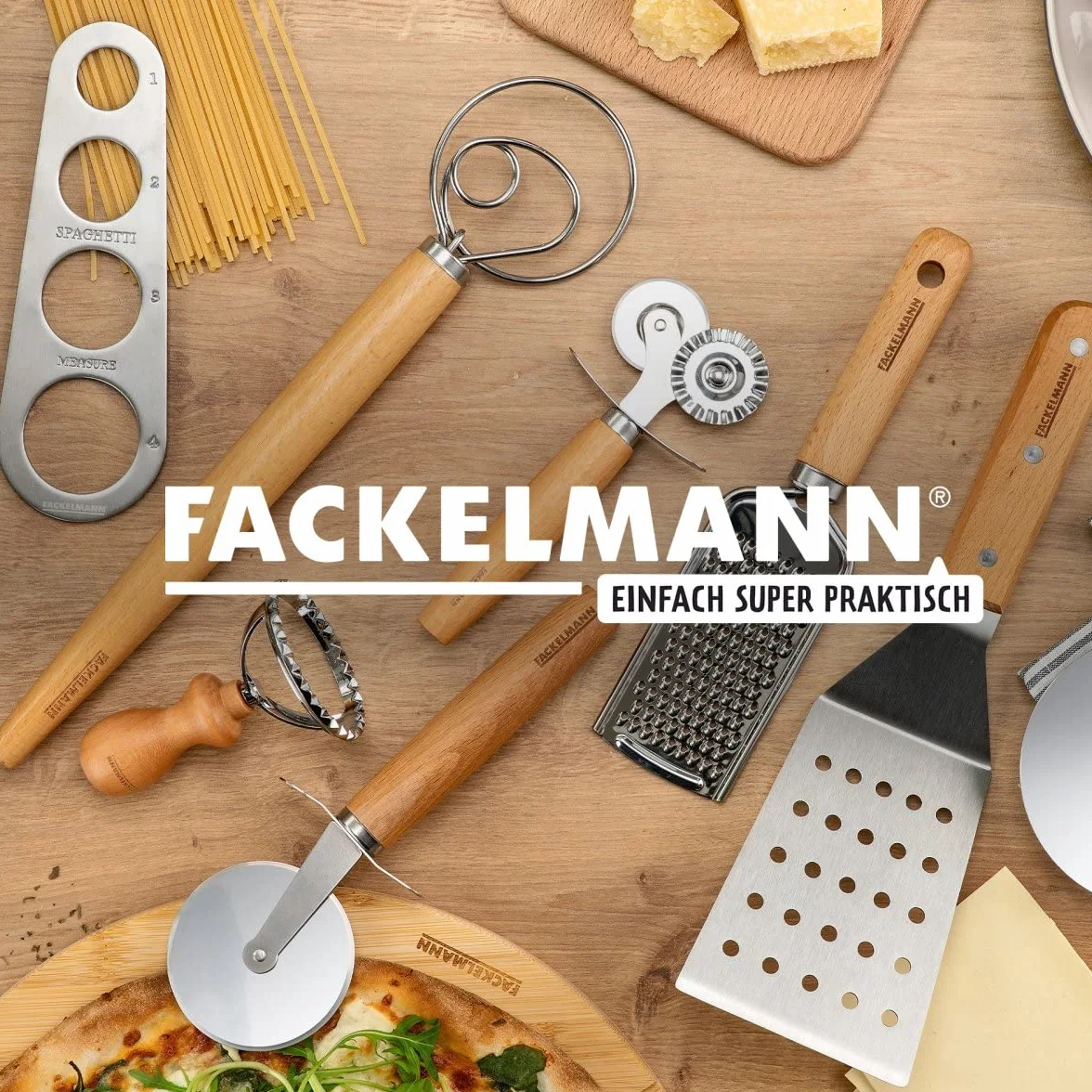 Fackelmann Miarka do spaghetti do makaronu (spaghetti) – dozownik makaronu dla maksymalnie 4 osób – łatwy pomiar ilości makaronu