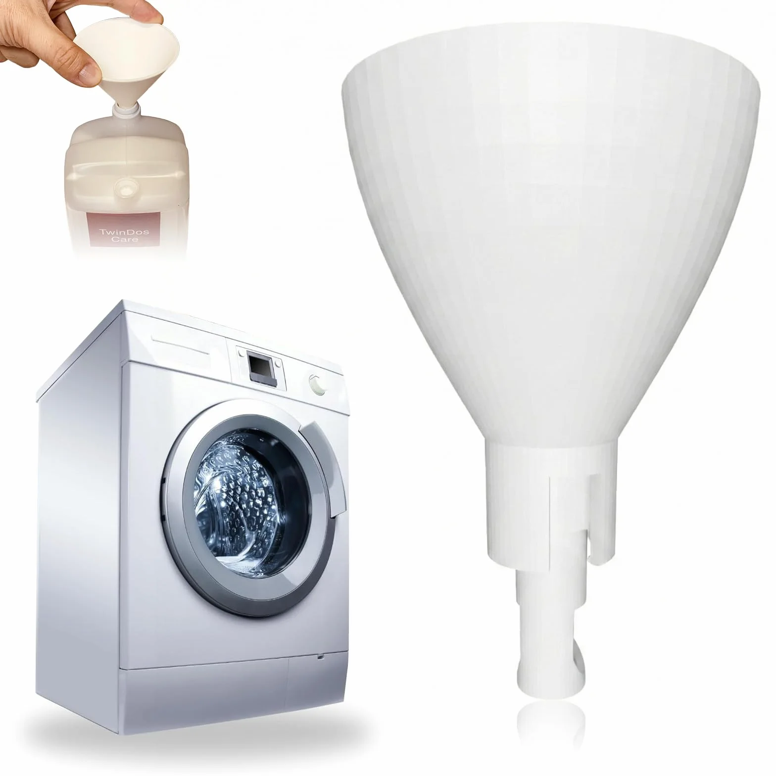 Lejek wymienny do Miele TwinDos, akcesoria do pralek, lejek do detergentów, lejek uniwersalny