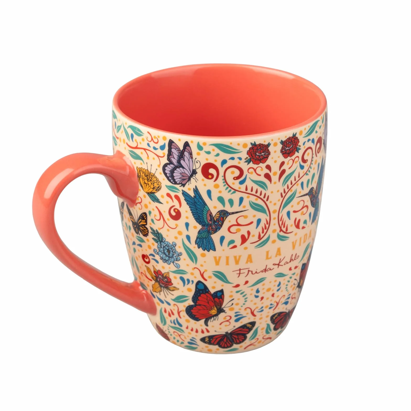 Grupo Erik Ceramic Mug Frida Kahlo | 11.8 oz - 350 ml Coffee Mug Tea, Cool Mugs and Cups | Frida Kahlo Gifts Under 15 Pounds, Flowers Gifts For Friends