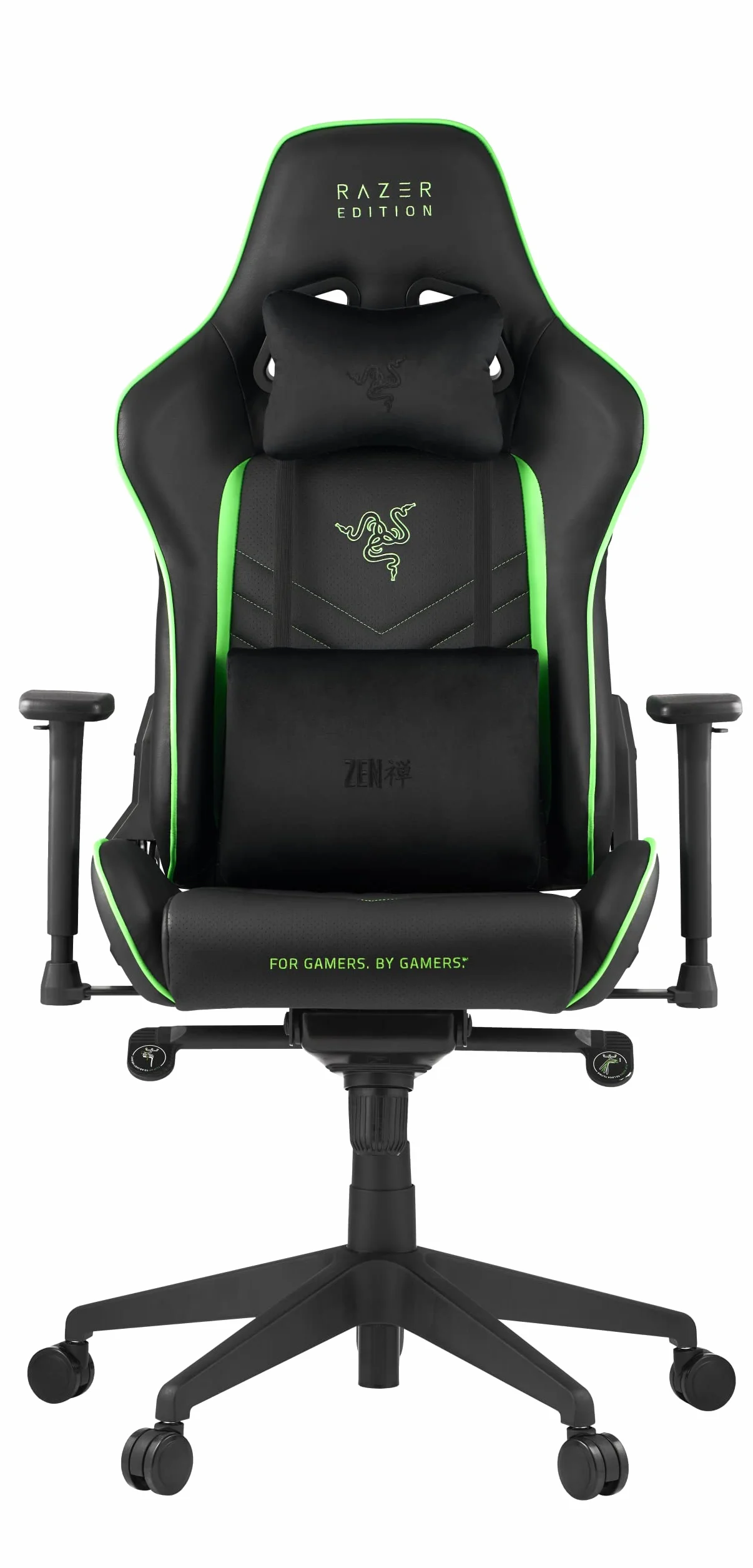 Razer Tarok Pro Krzesło Biurowe, Metal, Czarny/Zielony, 70 x 54 x 136cm