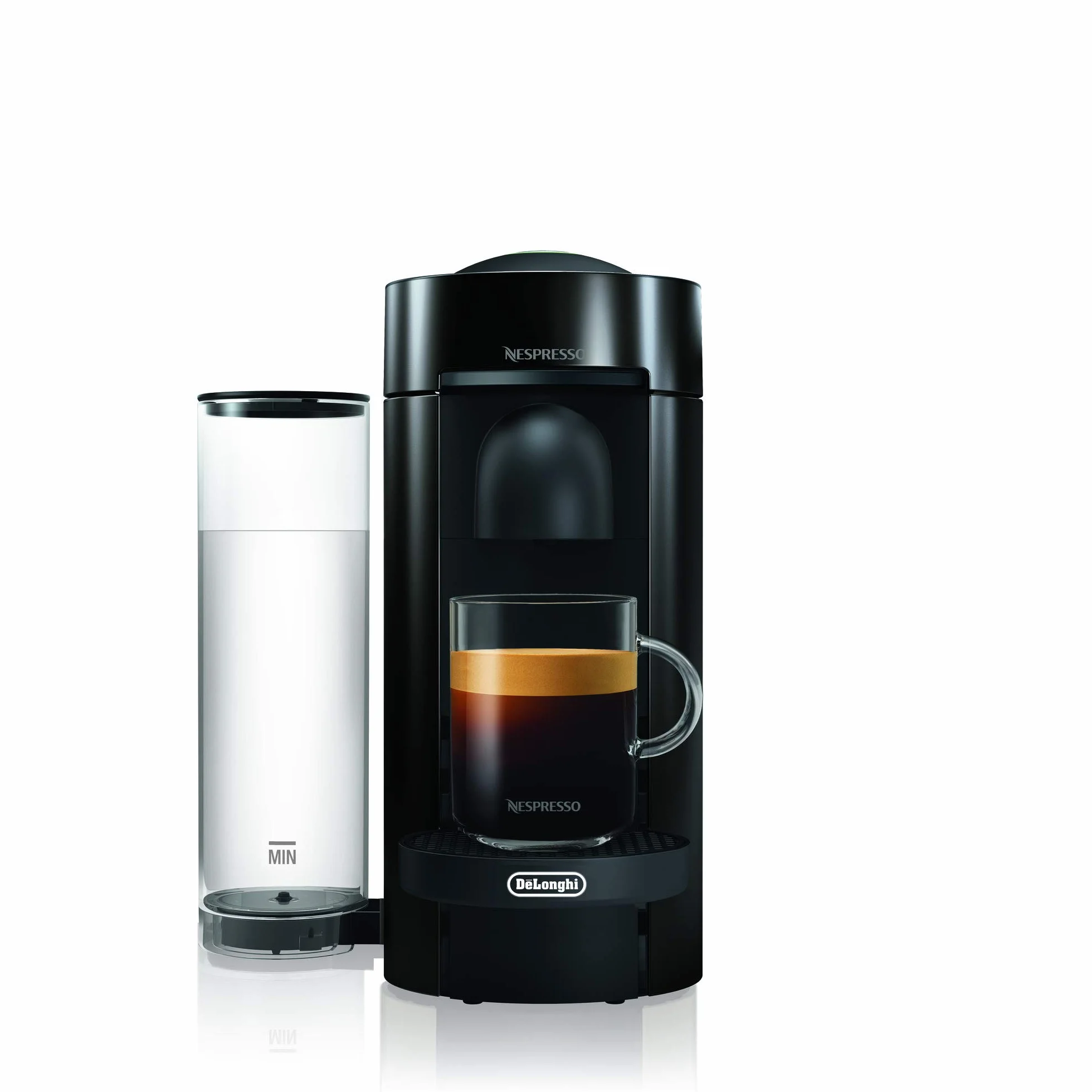 De'Longhi VertuoPlus ENV150.B Ekspres do Kawy, Kapsułkowy, 1260W, Czarny, Technologia Centrifusion, 3 Wymary Napojów, Automatyczne Wyłączanie