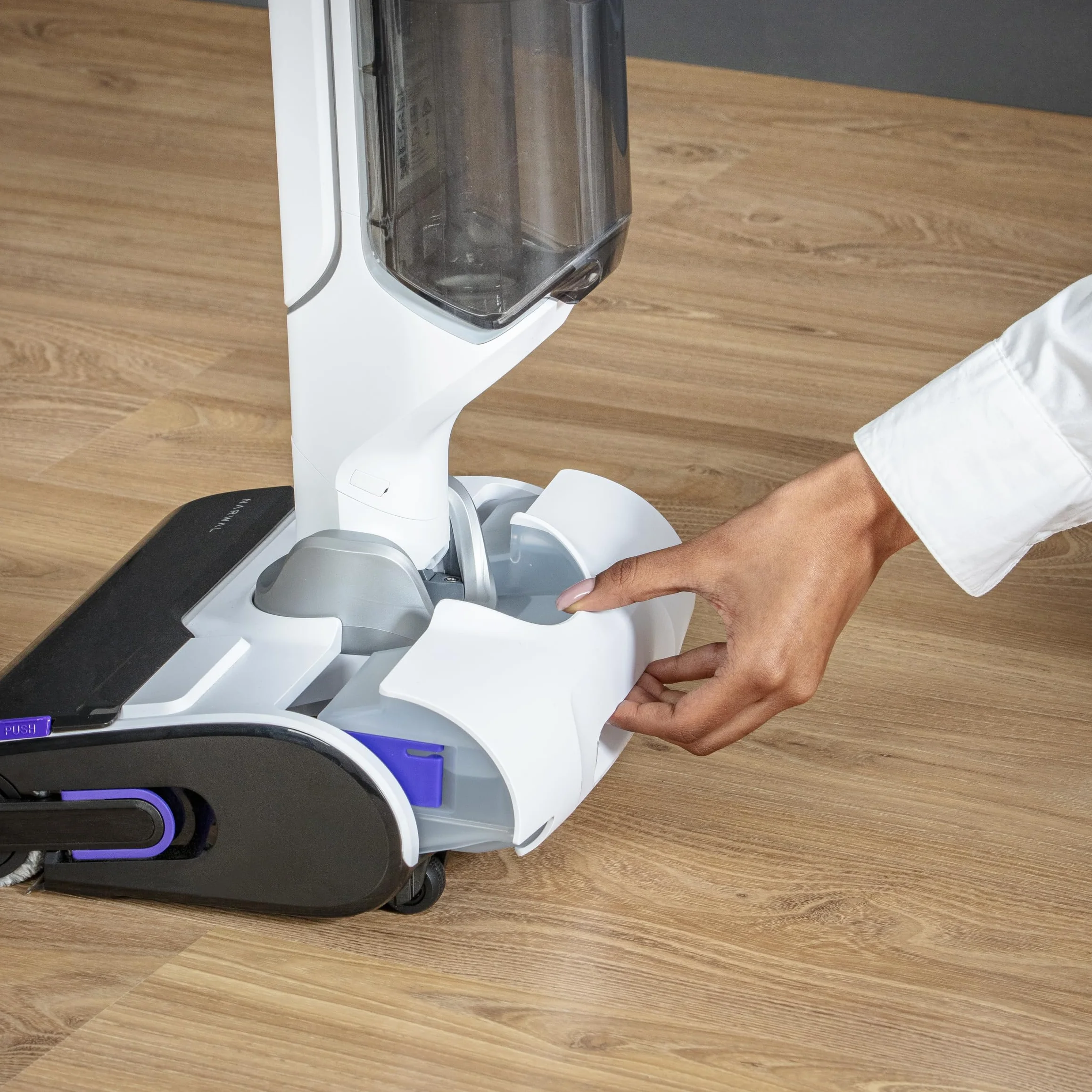 Rowenta X-Clean 10 bezprzewodowy mop elektryczny mokro-suchy z technologią Dual Edge, samoczyszczący, wyświetlacz LED