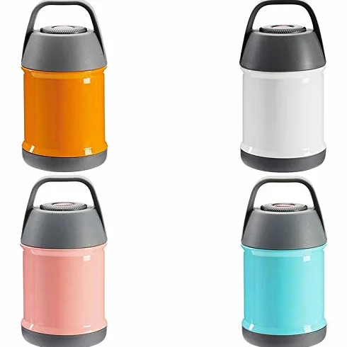 450 ml próżniowo izolowane pudełko na lunch utrzymuje jedzenie w cieple szczelne pojemniki ze stali nierdzewnej termiczne jedzenie, pudełka na lunch ，Pojemniki na żywność(Orange)