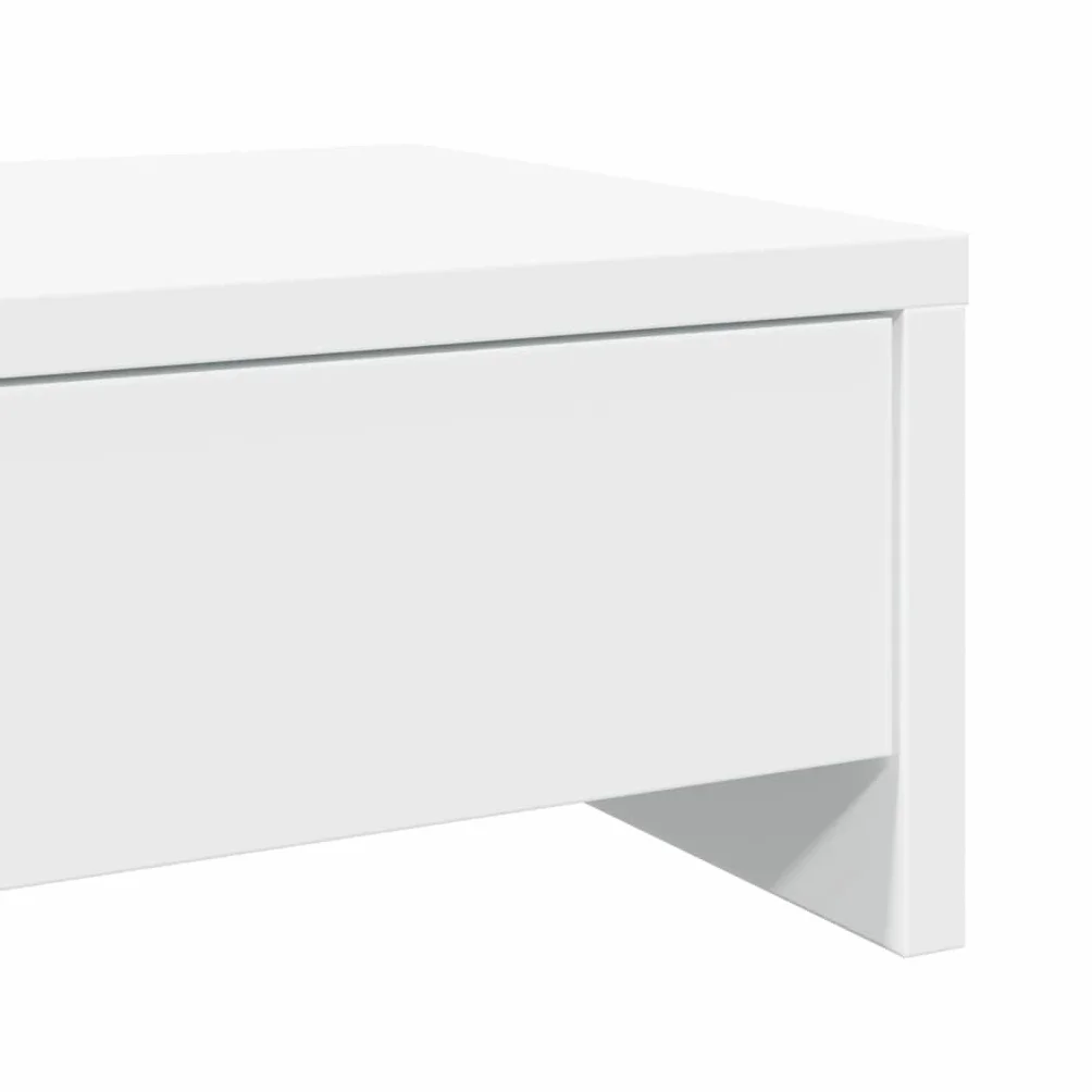 Generic Stojak na Monitor z szufladą, Drewniane Stojaki na Monitory, Podstawka Pod Ekran Komputera, Drewno Konstrukcyjne z Drewna Rzemieślniczego do Drukarki Przenośnej (50x27x15cm)
