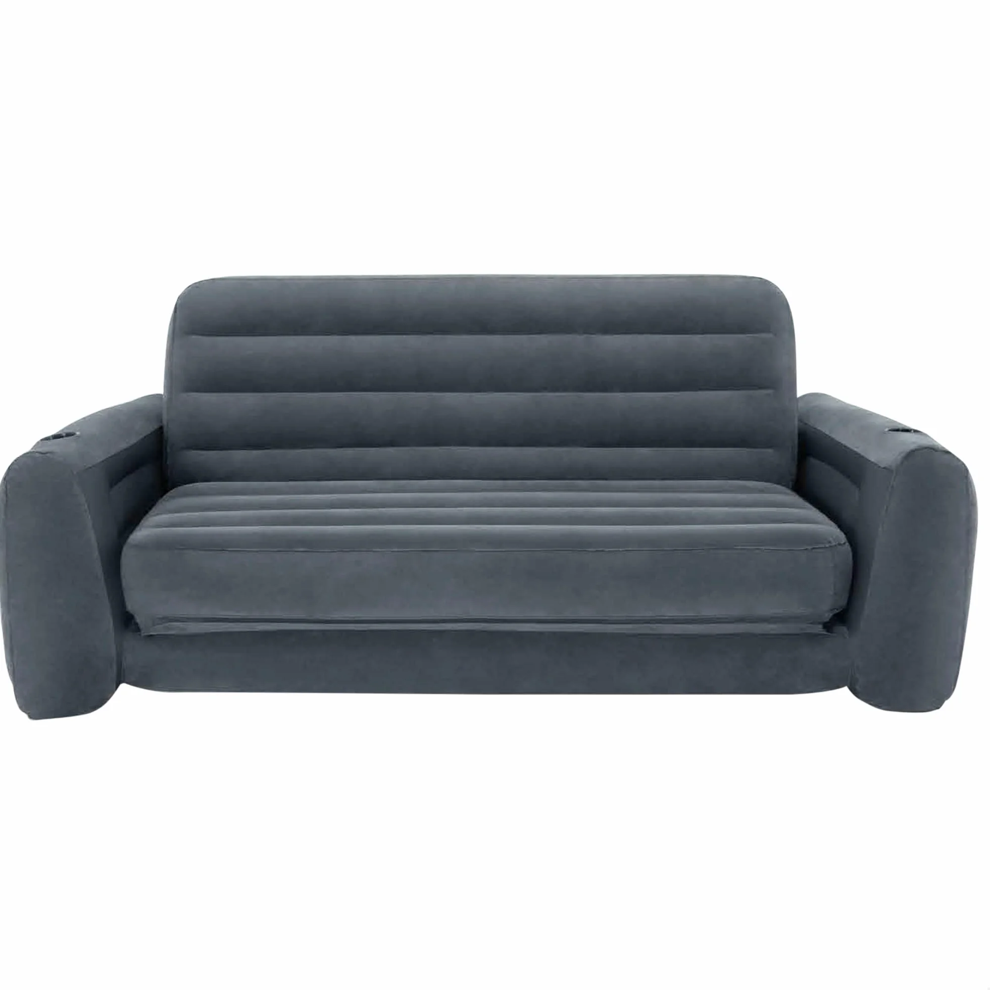 Intex Sofa Rozkładana, Czarny, 203 x 224 x 66 cm