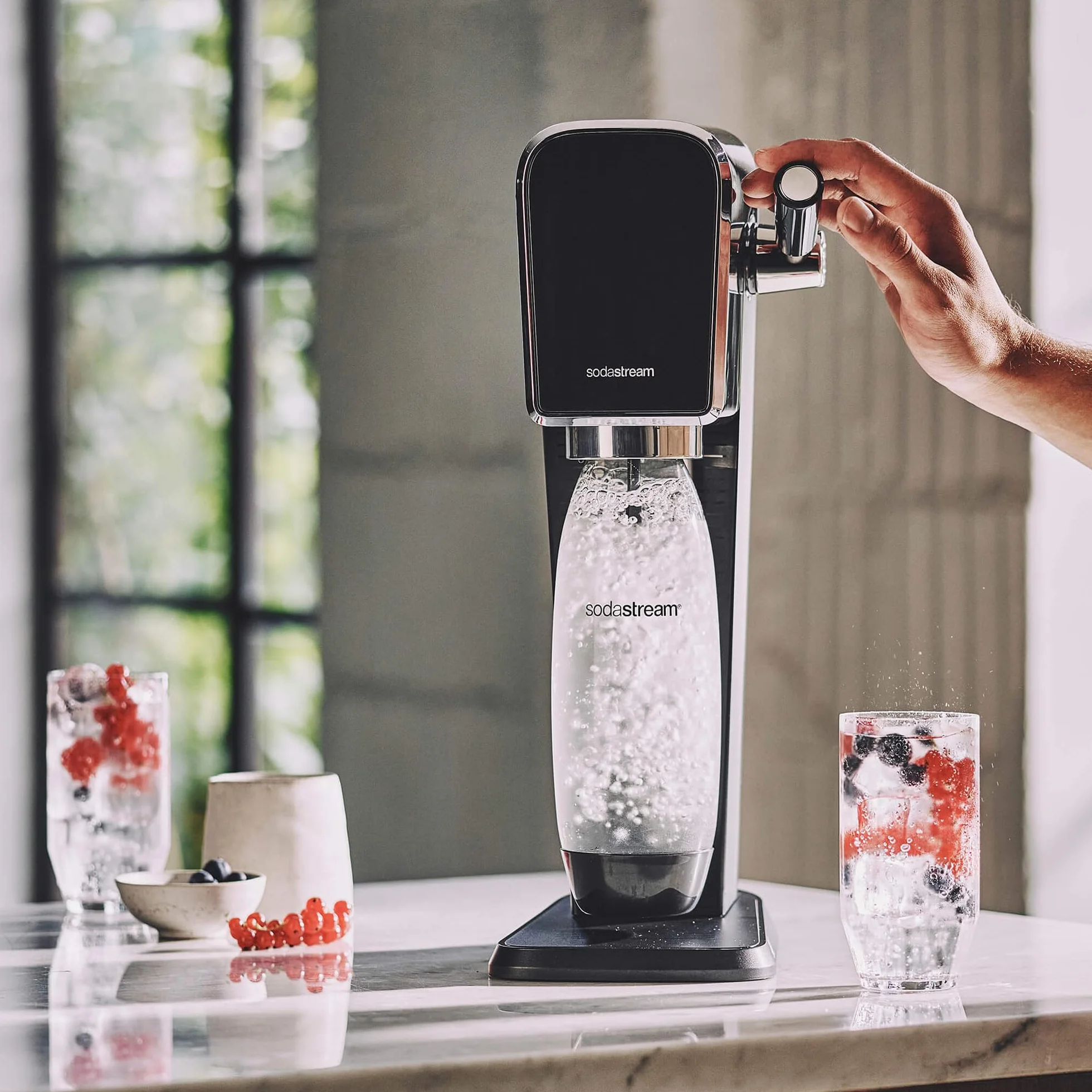 Sodastream Art Saturator, Czarny, 500 ML