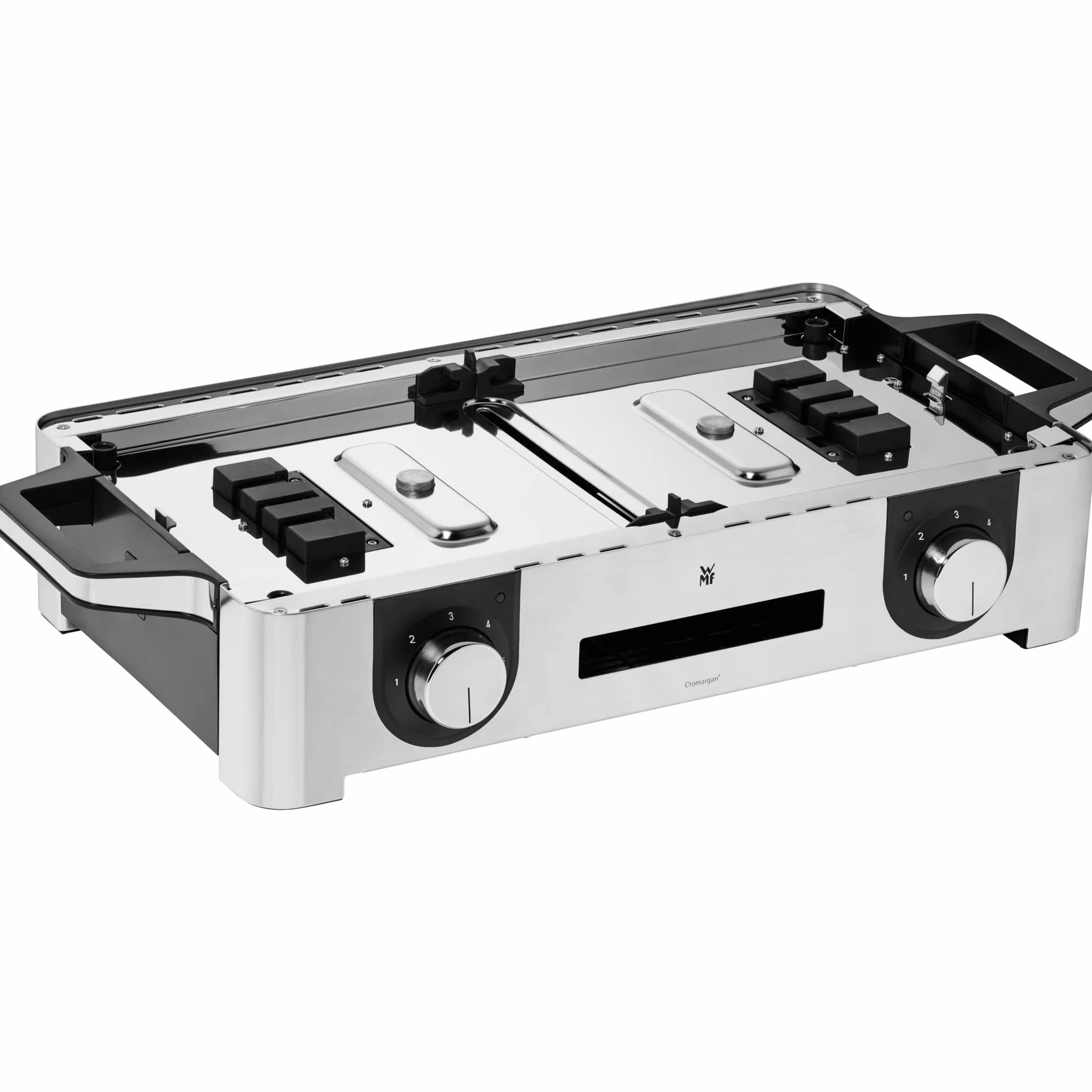 Wmf Compact Grill Elektryczny, Czarny/Srebrny, 28 x 50 cm