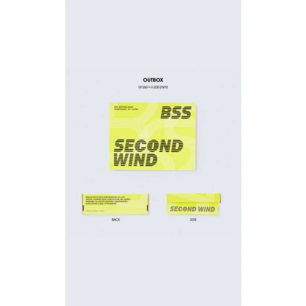 BSS SEVENTEEN - 1. pojedynczy album SECOND WIND (wersja specjalna)