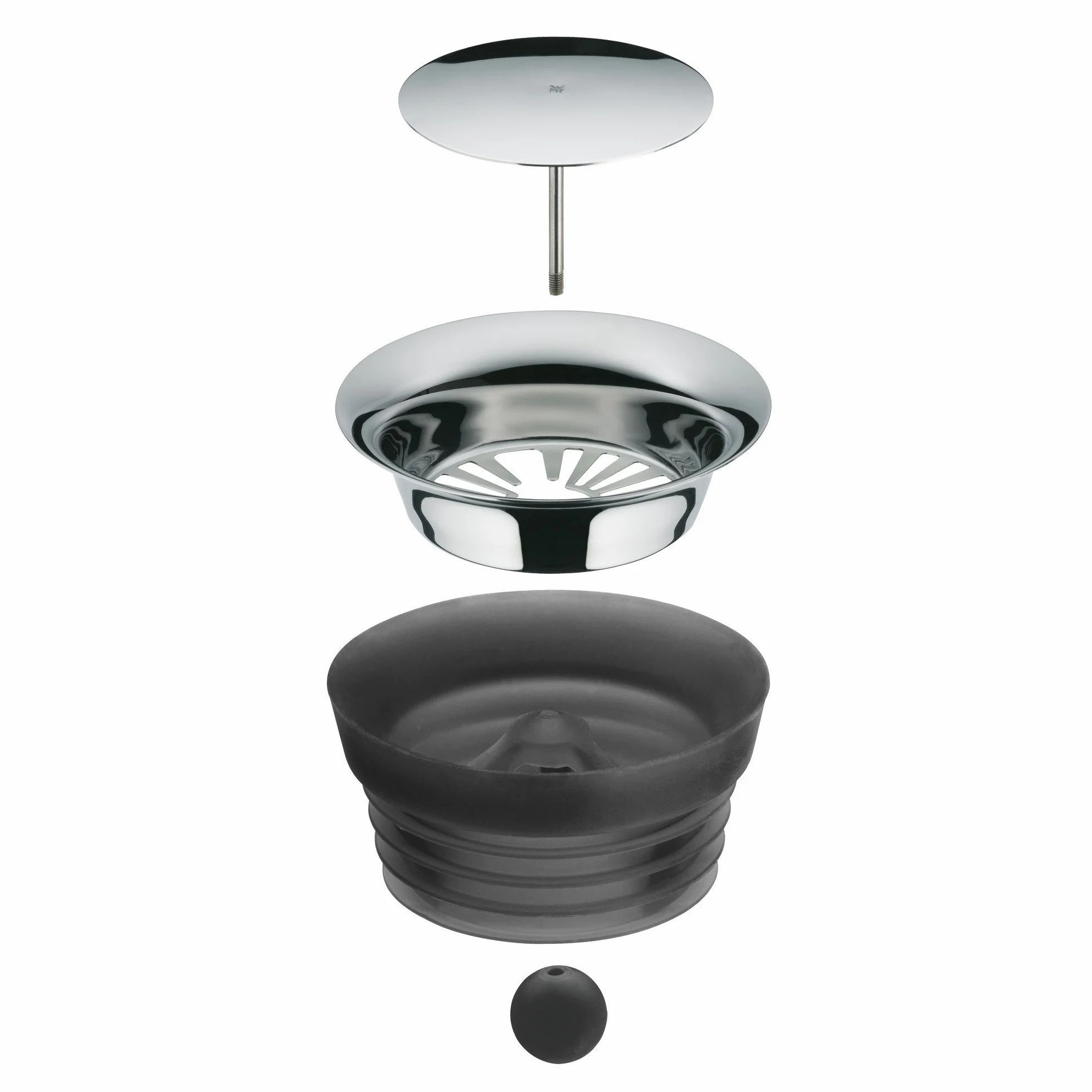 WMF Basic Karafka Szklana z Silikonowa Pokrywką, 1 l