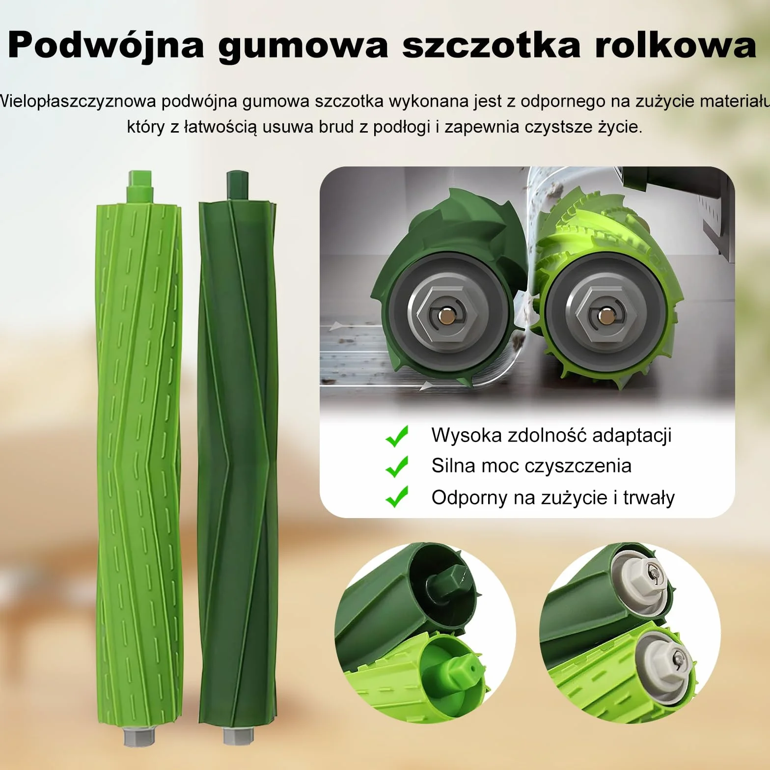 Zestaw 26 akcesoriów do iRobot Roomba Combo j7+ j9+ 10 Max robot odkurzający 4 szczotki rolkowe 6 szczotek bocznych 4 filtry HEPA 4 ściereczki