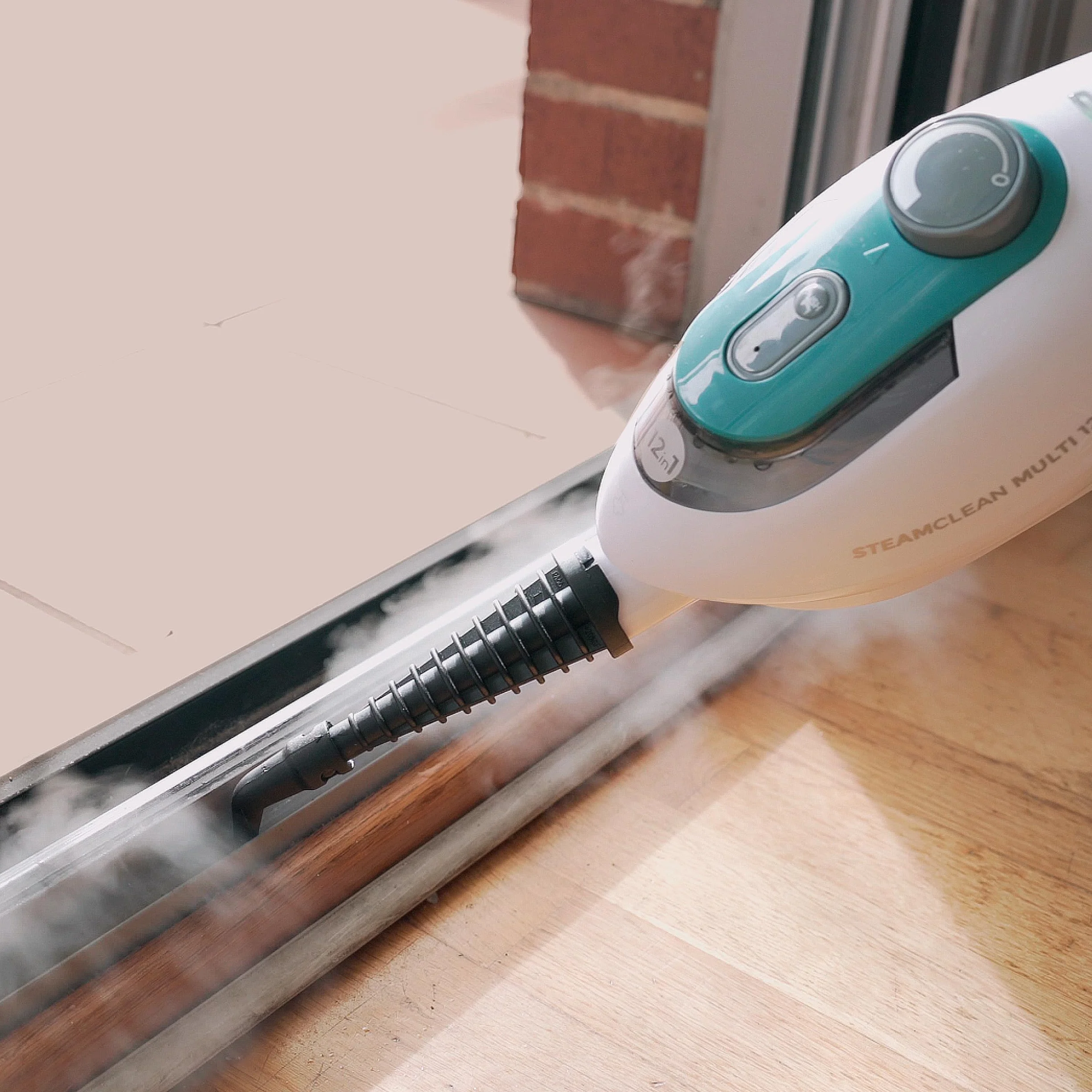 Di4 SteamClean Multi 12 ProMax, środek do czyszczenia par Für alles Multifunktions 12 w 1, środek do czyszczenia pary Boden 1500 W, Entfernt 99,9% der Viren und Bakterien, ECO Steam Mop bez