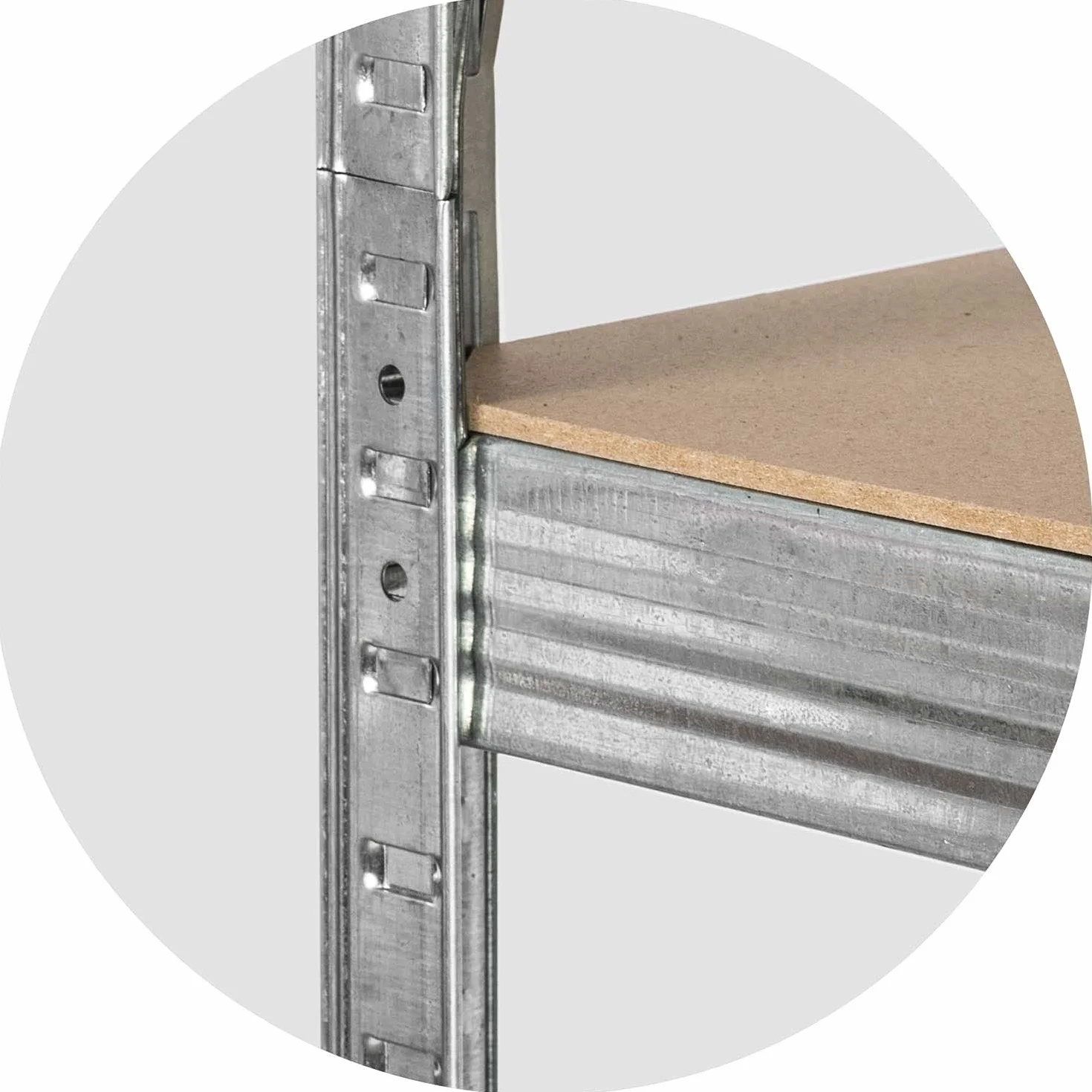 Regał metalowy magazynowy Humberg 180x100x50cm 875kg 2w1