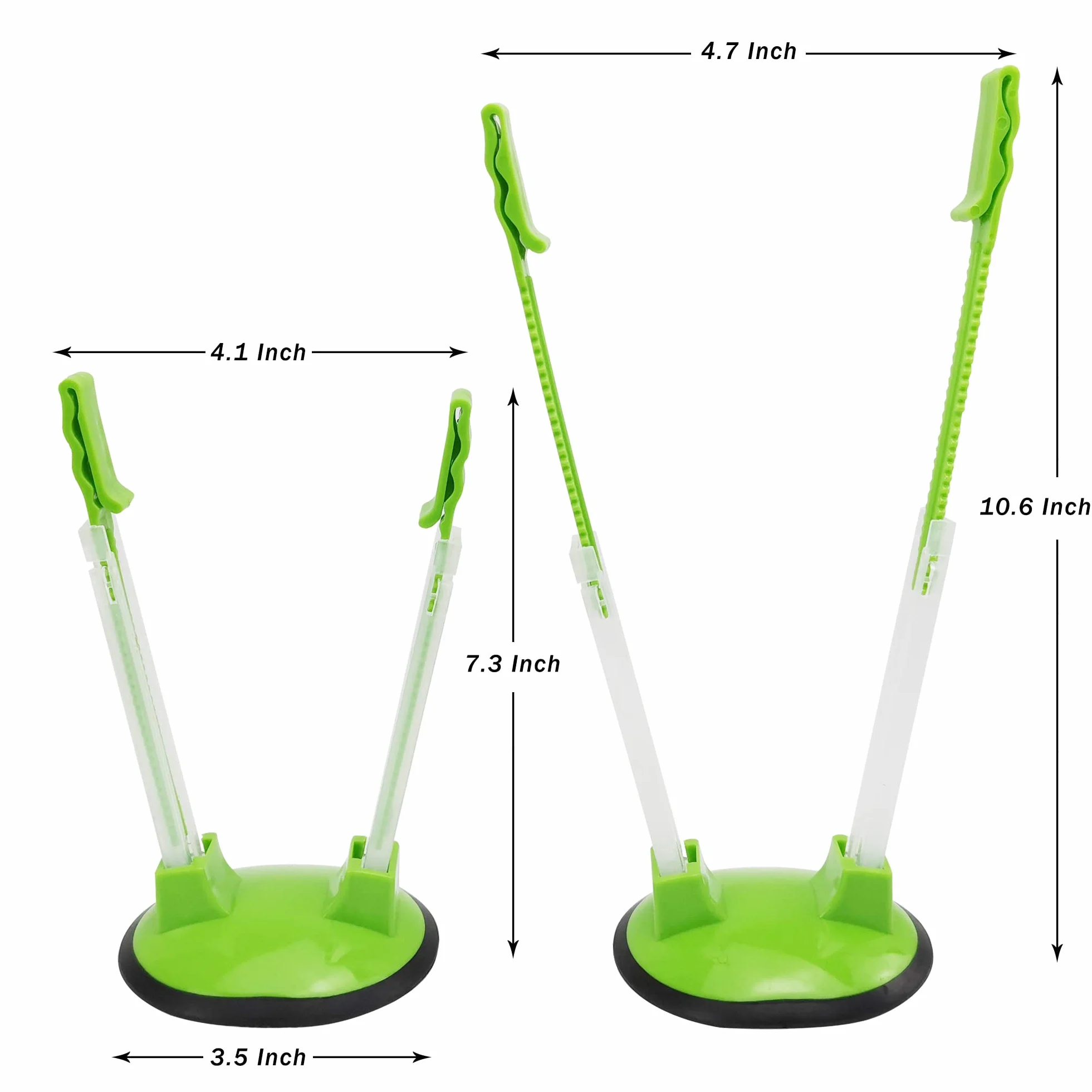 Stojak z uchwytem na torebkę Ziplock regulowany do plastikowych torebek do zamrażarki/wolne ręce Baggy Rack galonowy stojak z uchwytem na torebkę, 6 paczek/6 sztuk