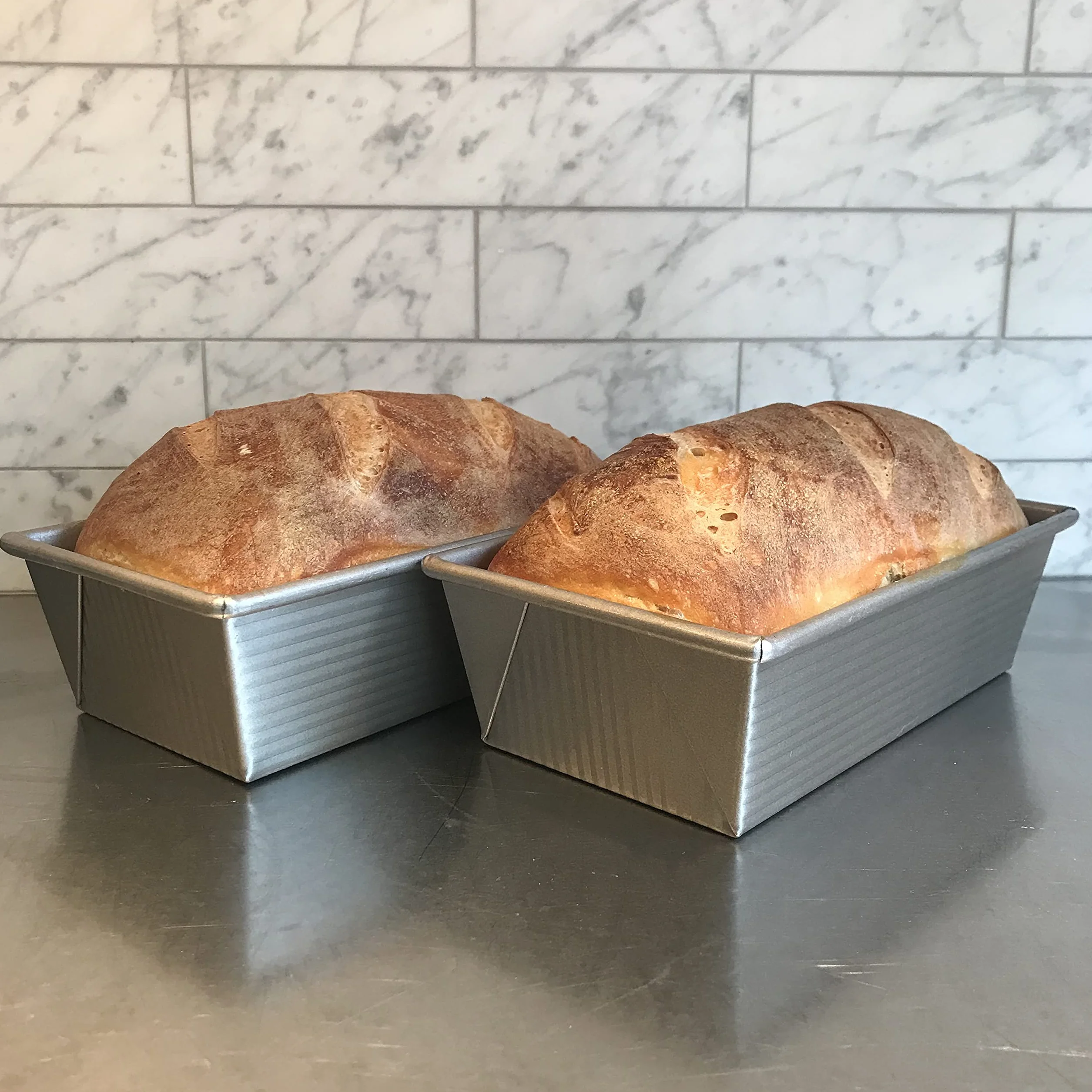 USA Pan Bakeware 1140LF-ST-2-1 zestaw loaf 1 lb, mały zestaw 2