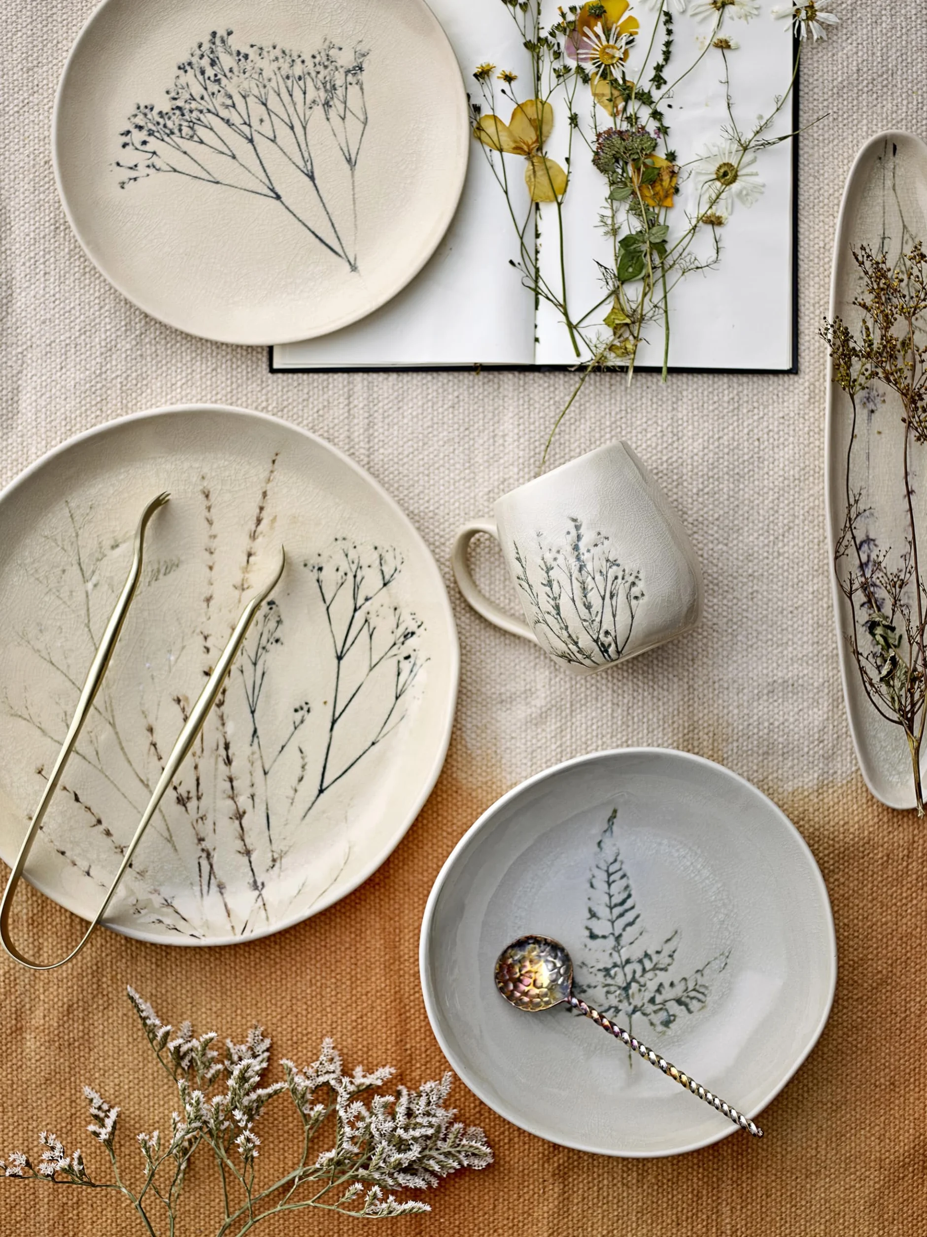 Bloomingville Talerz do zupy Bea, naturalny, ceramiczny
