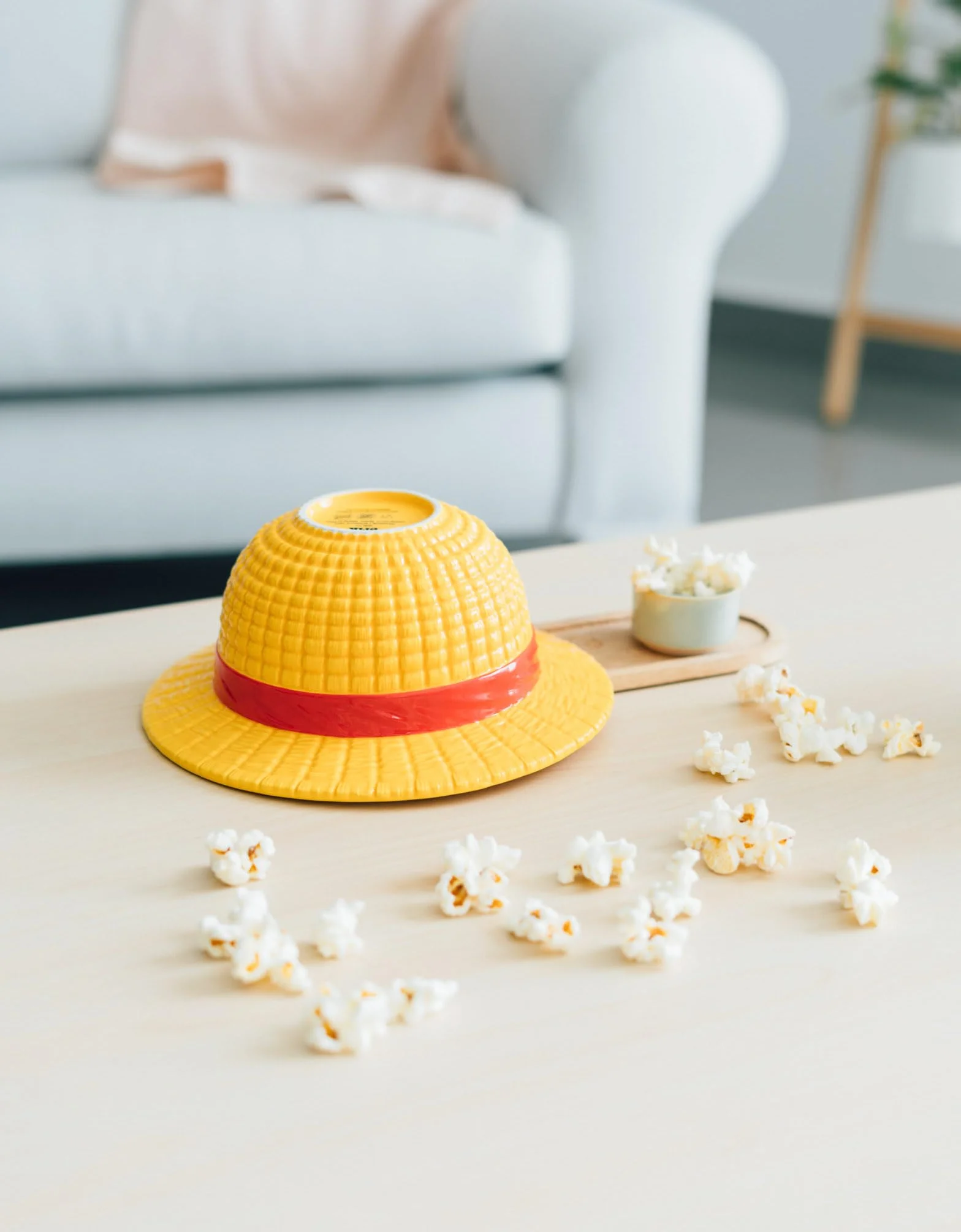 Grupo Erik One Piece Netflix Bowl 500 ml 16.9 oz Ceramic Cereal Popcorn Bowl Kitchen Decor Straw Hat