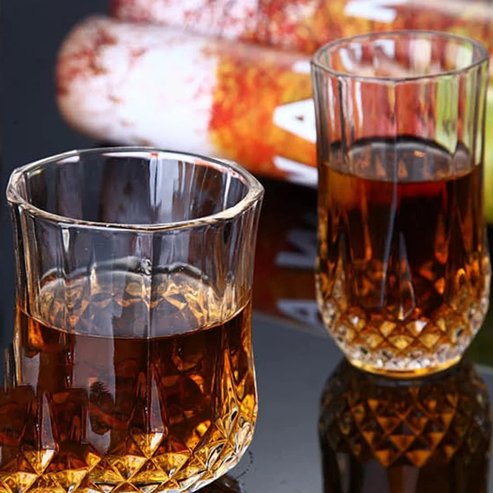 Kubek do picia Diamentowe szkło Przezroczyste szkło Szklanka do wody Szklanka do piwa Szklanka do whisky Zagraniczny kieliszek do wina Szklanka do soku Filiżanka do herbaty (L)