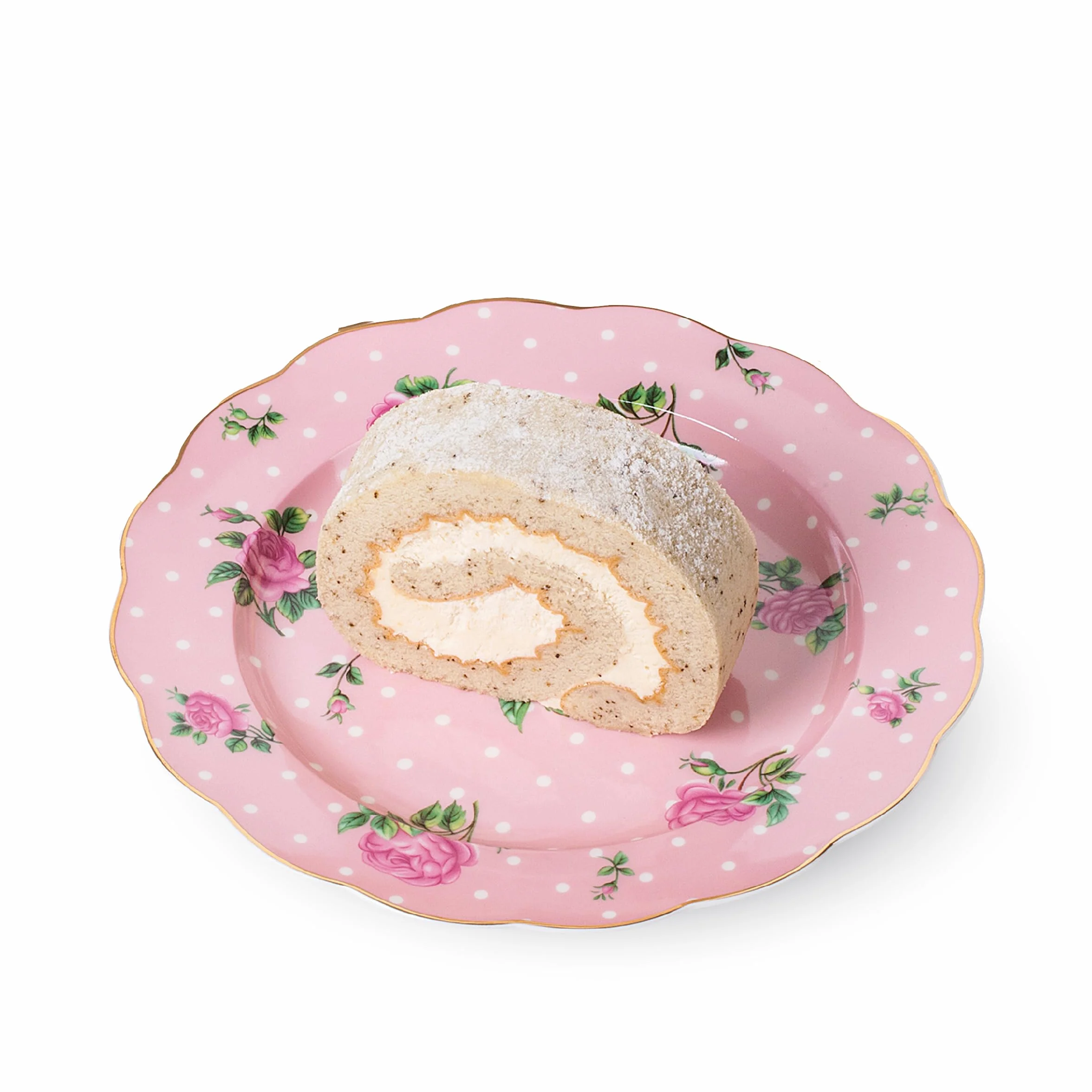 BTaT- Porcelanowe talerze kwiatowe, królewskie talerze deserowe, 20 cm, zestaw 8 sztuk, talerze na przekąski, talerze z kwiatami, talerze do sałatek, małe talerze, zestaw małych talerzy, małe naczynia, zastawa obiadowa, talerze do sałatek