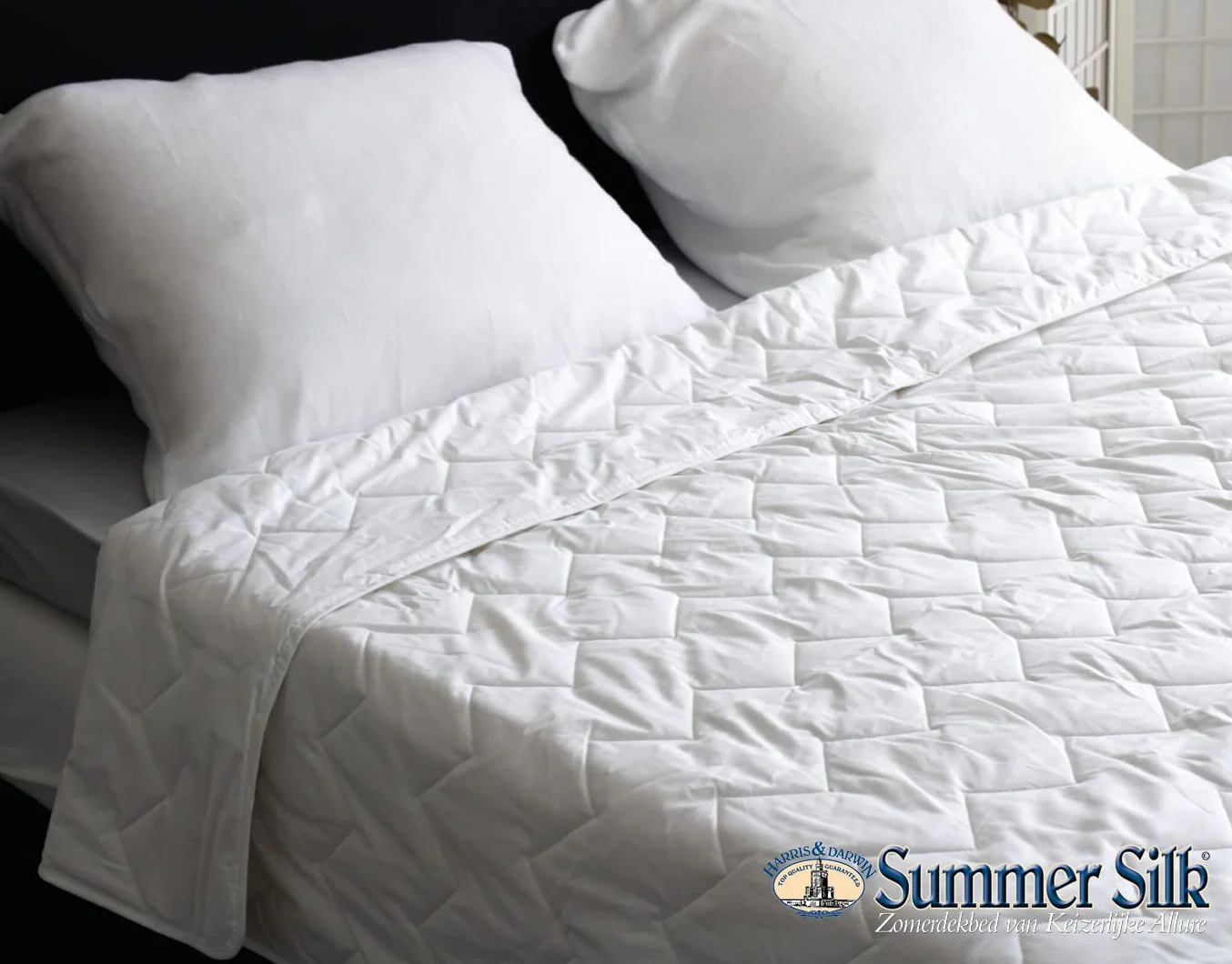 H&D Summer Silk Jedwabna kołdra letnia – wypełnienie ze 100% naturalnego jedwabiu dzikiego – poszycie z 100% czystej, miękkiej bawełny perkalowej – pojedyncza – 140 x 200 cm