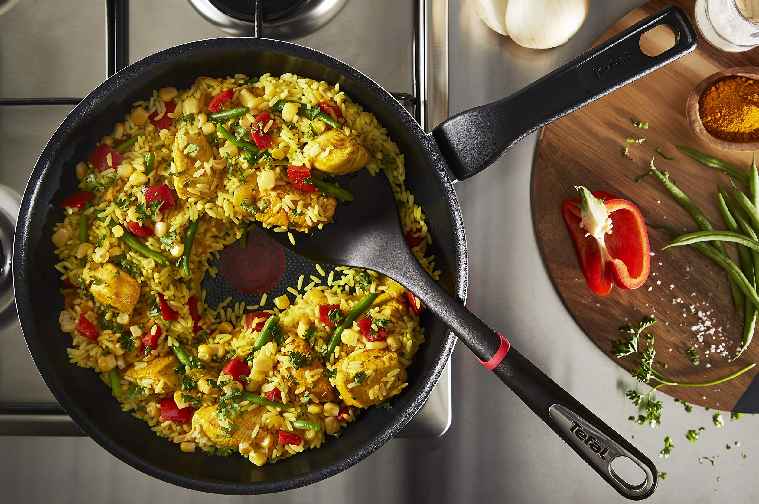 Tefal Patelnia Aluminium Czarny 24 cm