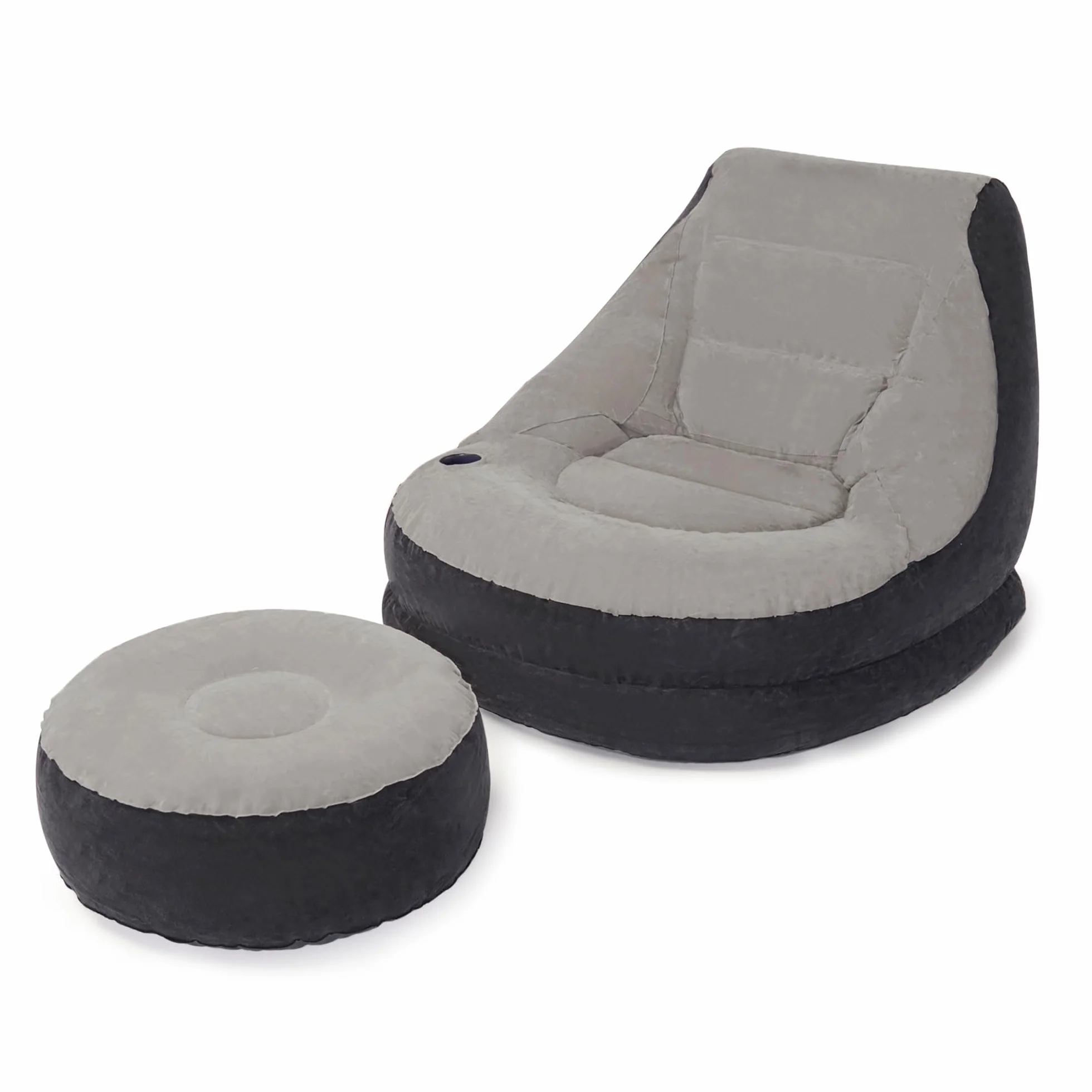 Intex Ultra Lounge Nadmuchiwane Meble Czarny Beżowy 102 x 137 x 79 cm