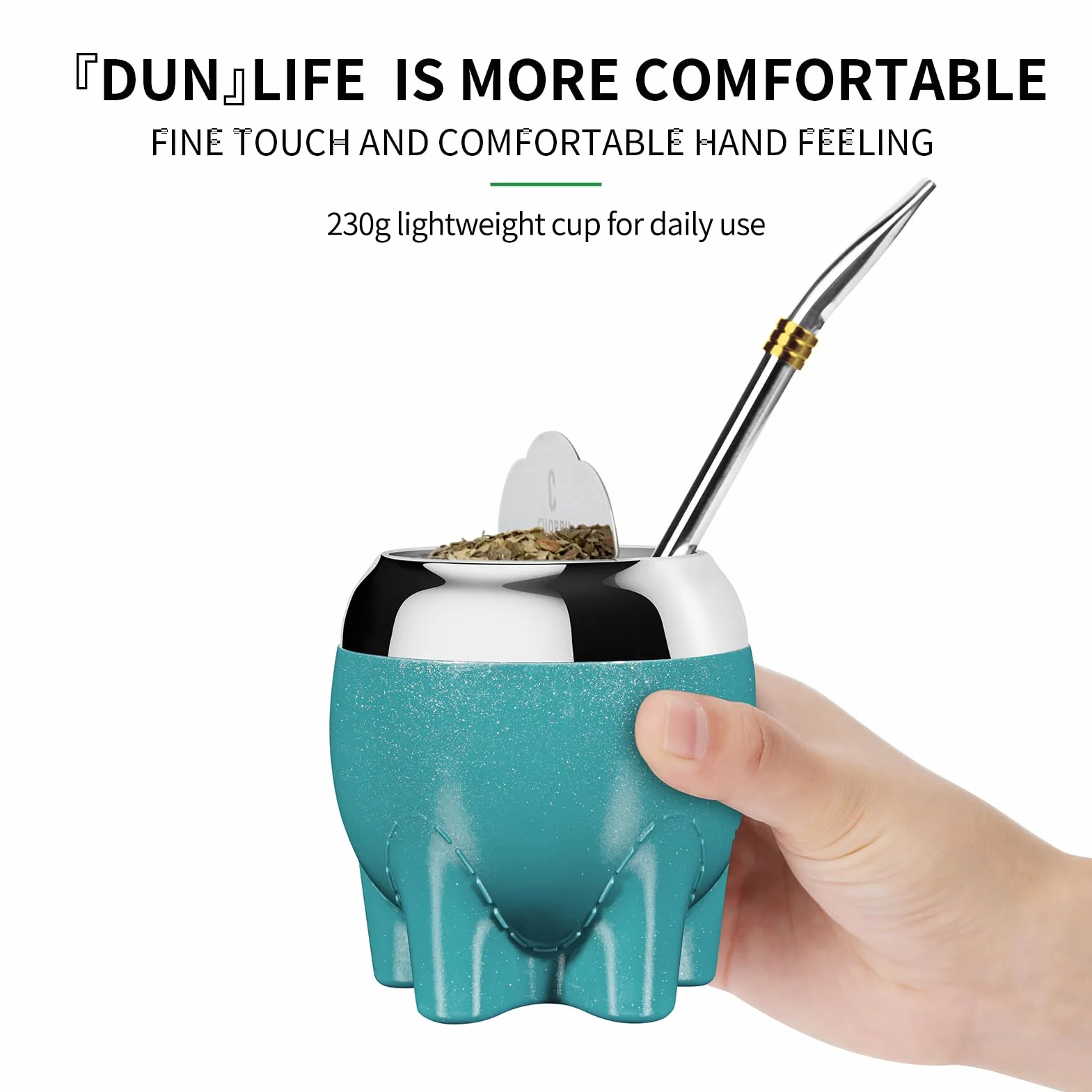 Yerba Mate Zestaw kubków 5 w 1 153 ml stal nierdzewna