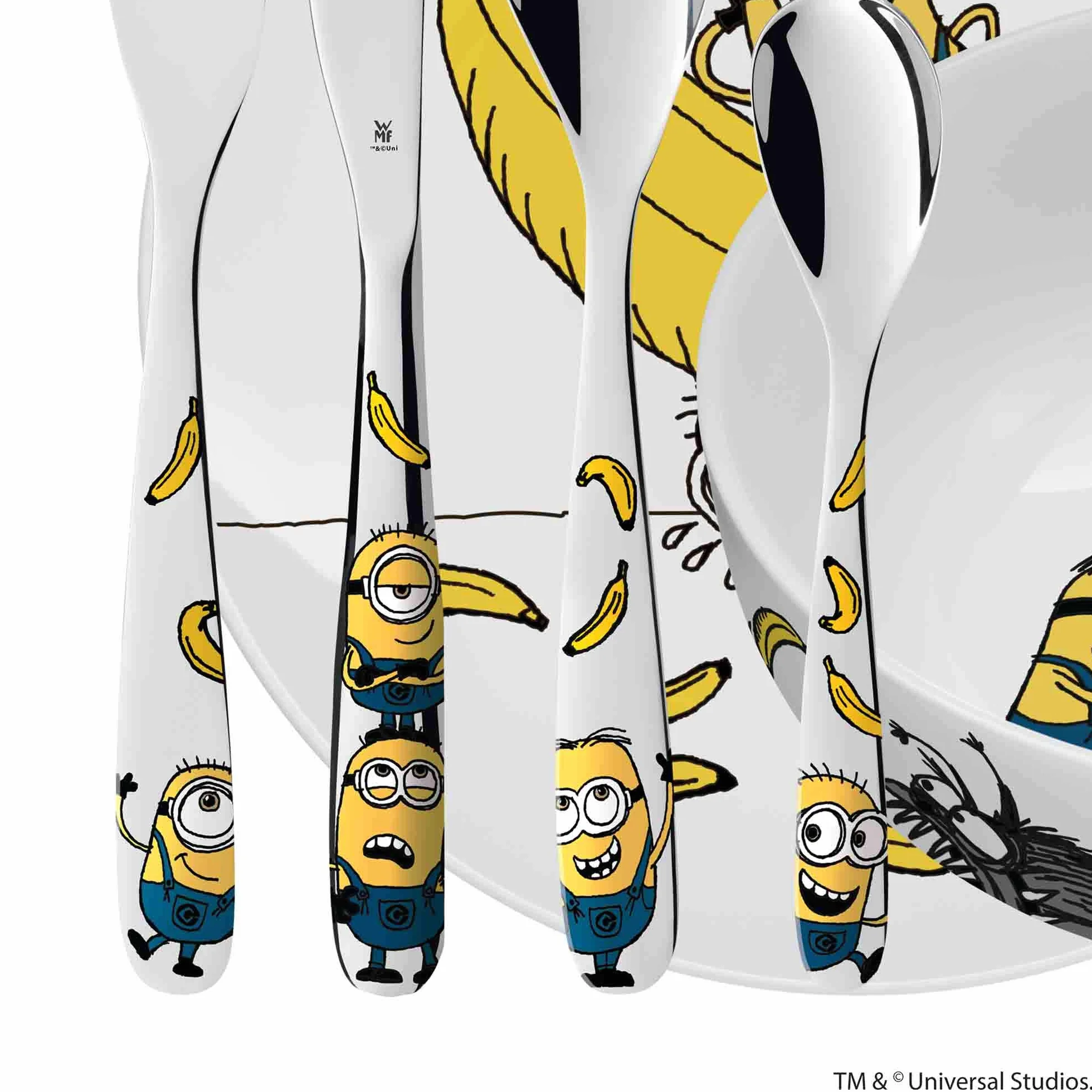 WMF Minions Zestaw Naczyń dla Dzieci, Wielokolorowy, 6 szt