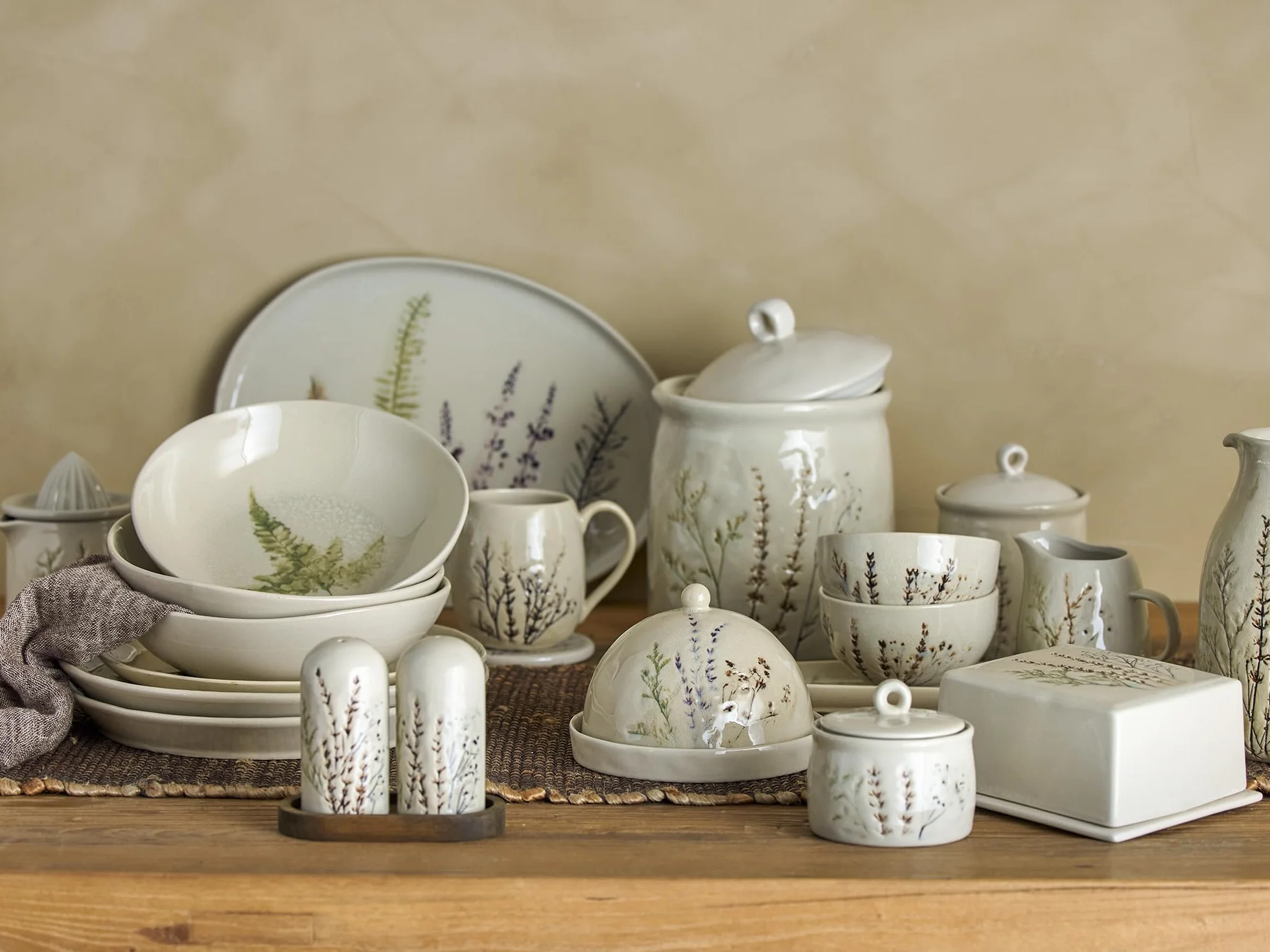 Bloomingville Talerz do zupy Bea, naturalny, ceramiczny