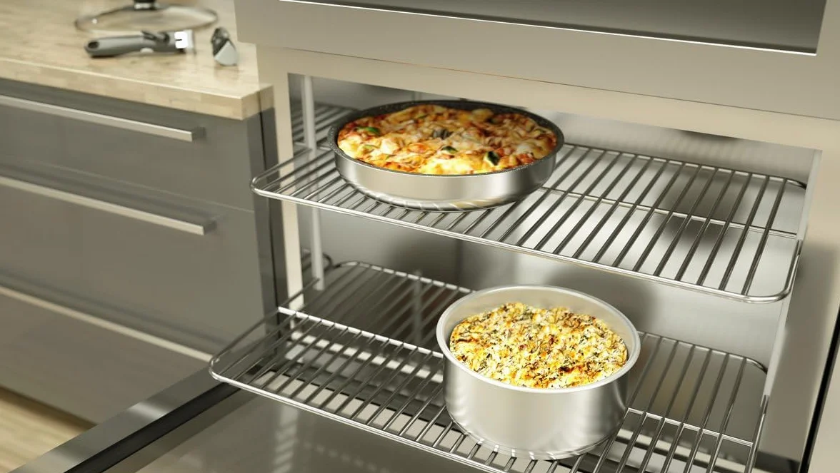 Backen 391505, Zestaw Garnków 16,18,20cm, Stal nierdzewna, 5 Części, Indukcja, 1 Rączka zdejmowana, 1 Pokrywa Wielofunkcyjna Metalowa, Zmywarka bezpieczna, Powłoka nieprzywierająca, Gwarancja 5 lat