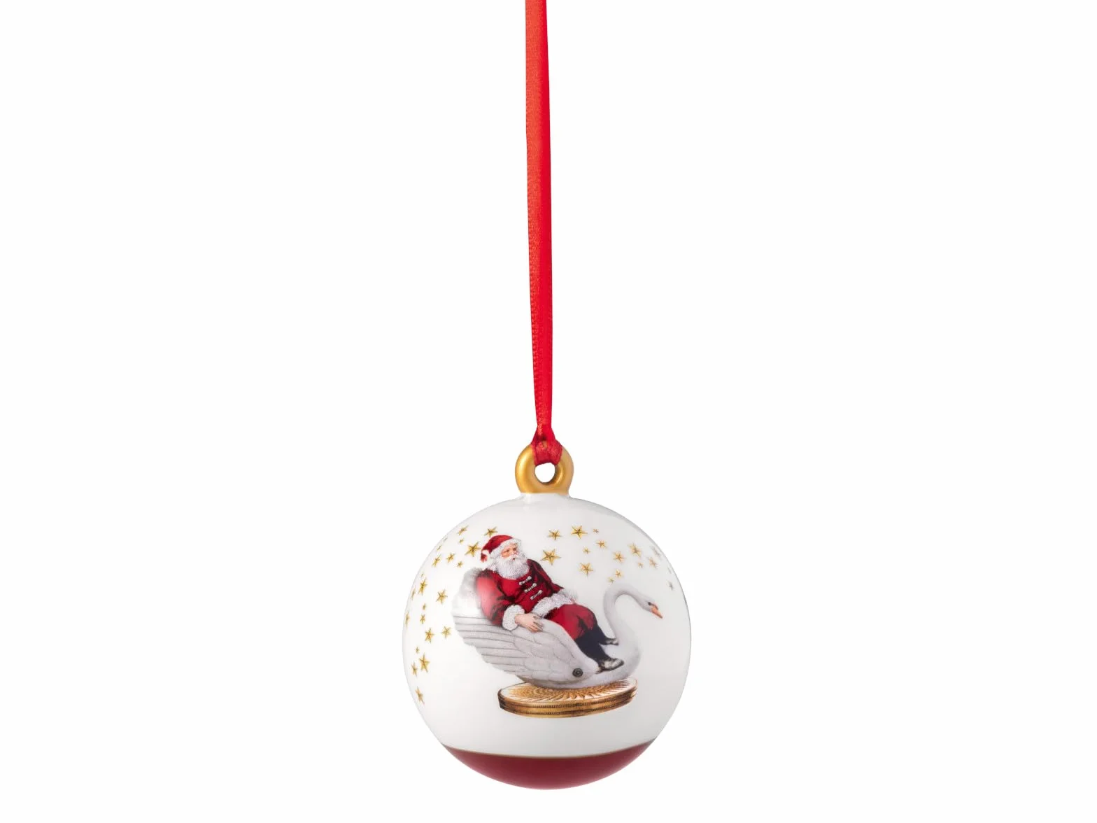 Villeroy & Boch – Annual Christmas Edition, ozdoba, bombka, edycja 2024, porcelana Premium, ekskluzywny przedmiot kolekcjonerski, 6,5 x 6,5 x 8 cm