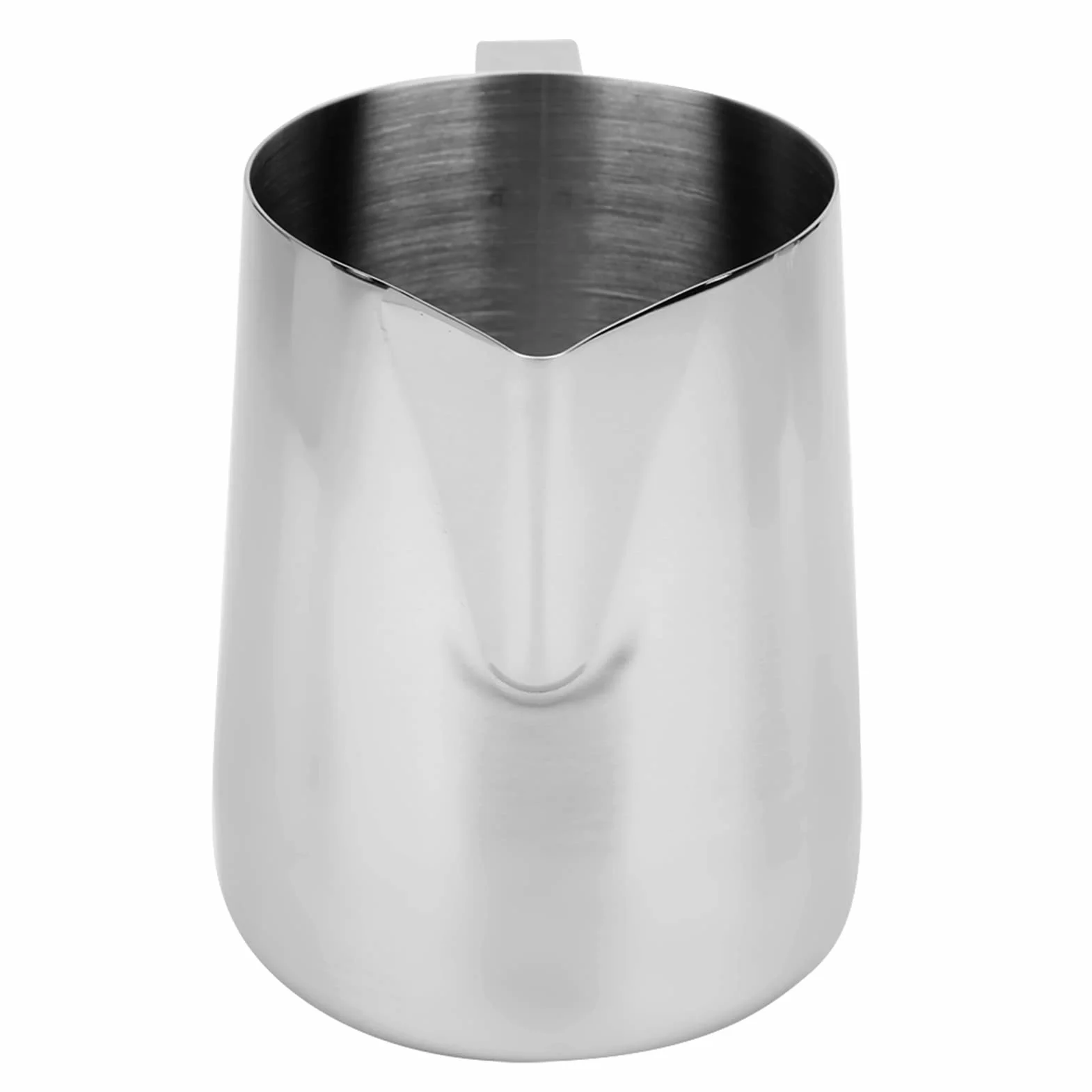 Zagęszczający Stalowe Mleko Frottler Pitcher Kawa Latte Jug Mub Mub Mub Kips do Domu do Domu i Picia Kawy w Domu Krzywa Wylej Wylanie Łatwe Oddzielenie Piana od L od L.