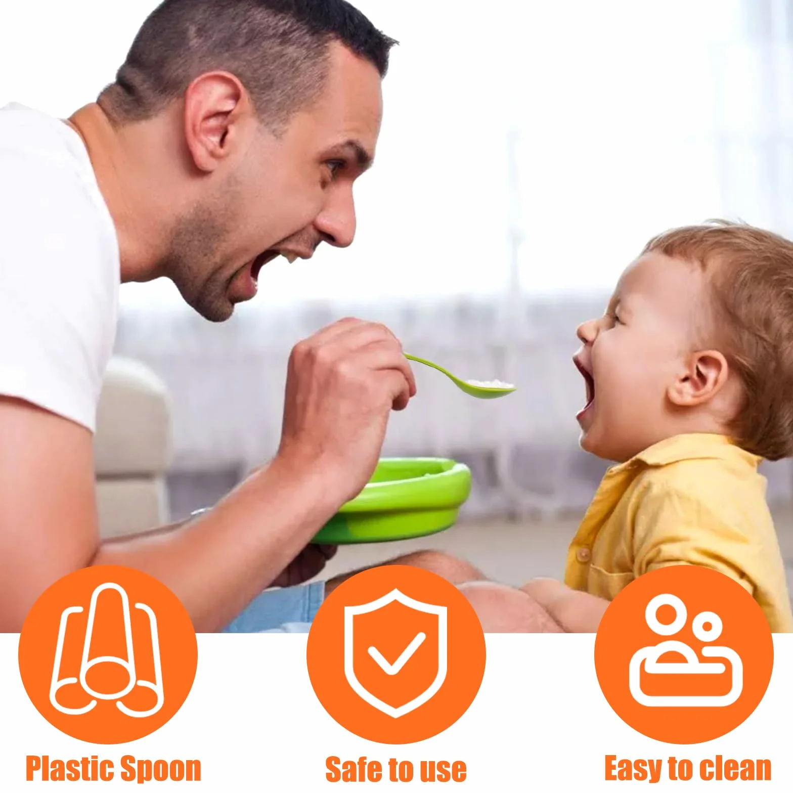 24 sztuki łyżek do jajek z tworzywa sztucznego, kolorowe, 3 kolory, plastikowa łyżka, wielokrotnego użytku, łyżki do jajek, kolorowe plastikowe, łyżeczki do dżemów, łyżeczki do jogurtu, do kuchni,