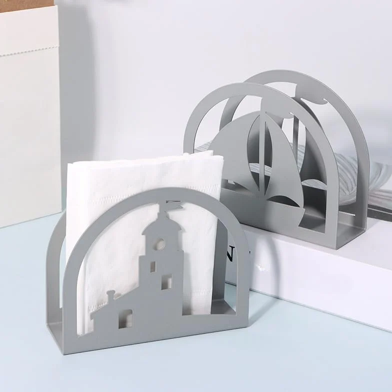 12 * 4 * 10CM 1-3PCS Hollow Stal nierdzewna Serwetnik Organizer Serwetnik Wolnostojący Serwetnik do Stołów Kuchennych Jadalnych