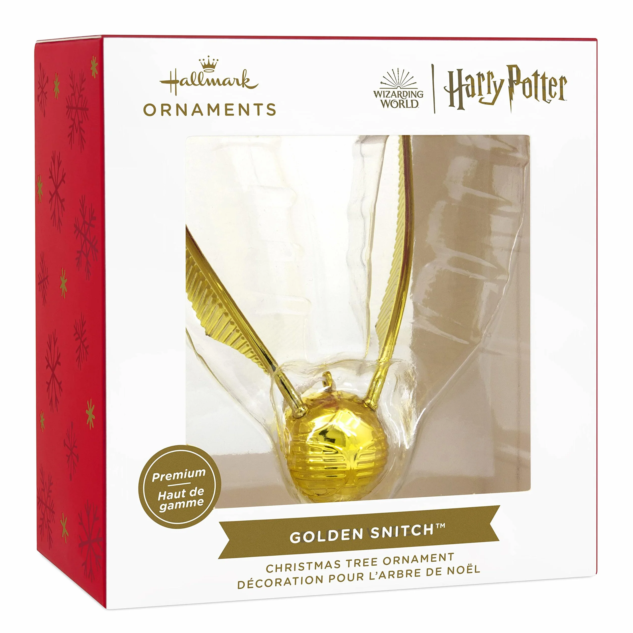 Hallmark Harry Potter Dorado Snitch - Adorno navideño de Metal