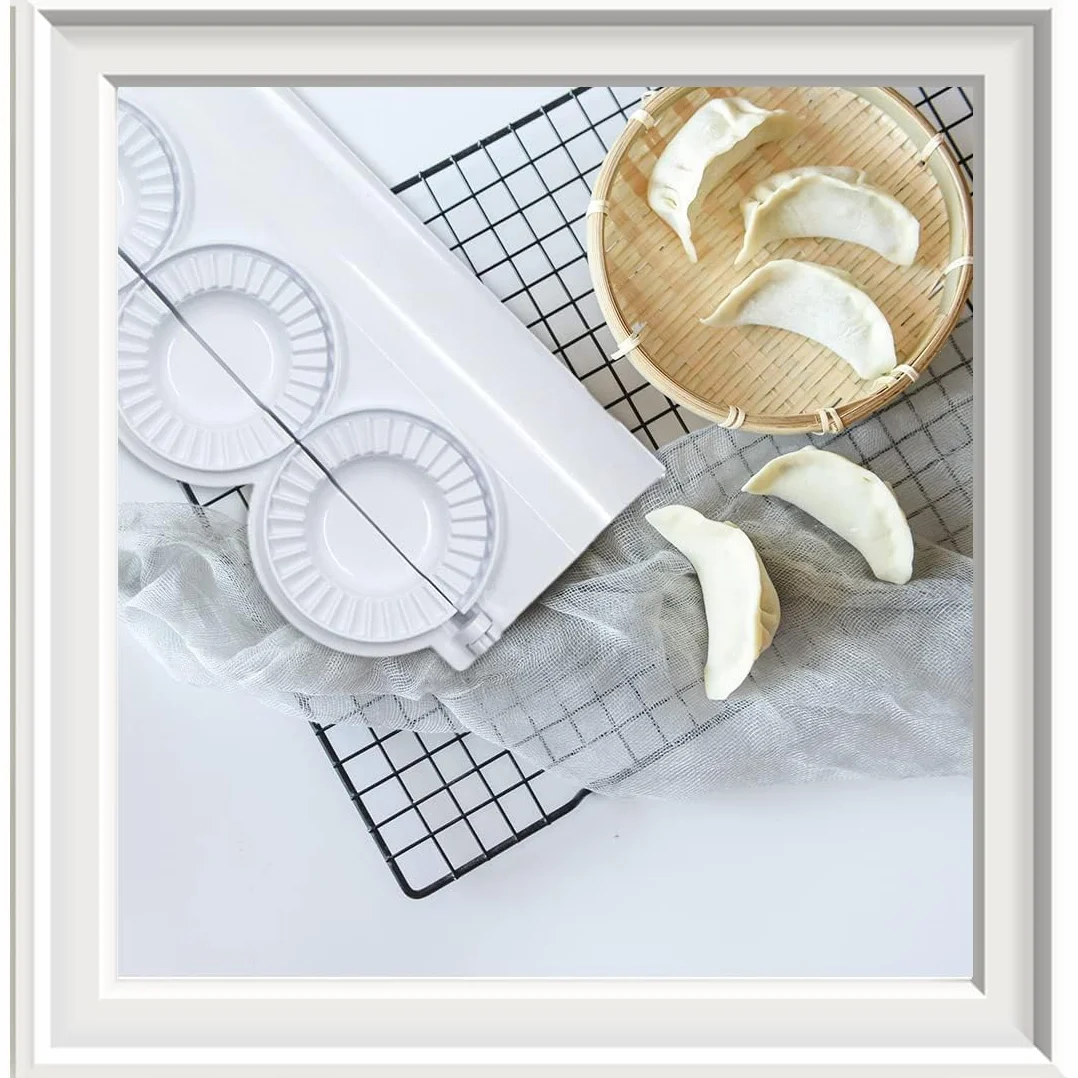Foremka do wykrawania pierogów ravioli – foremka do robienia pierogów, z tworzywa sztucznego, 1 zestaw